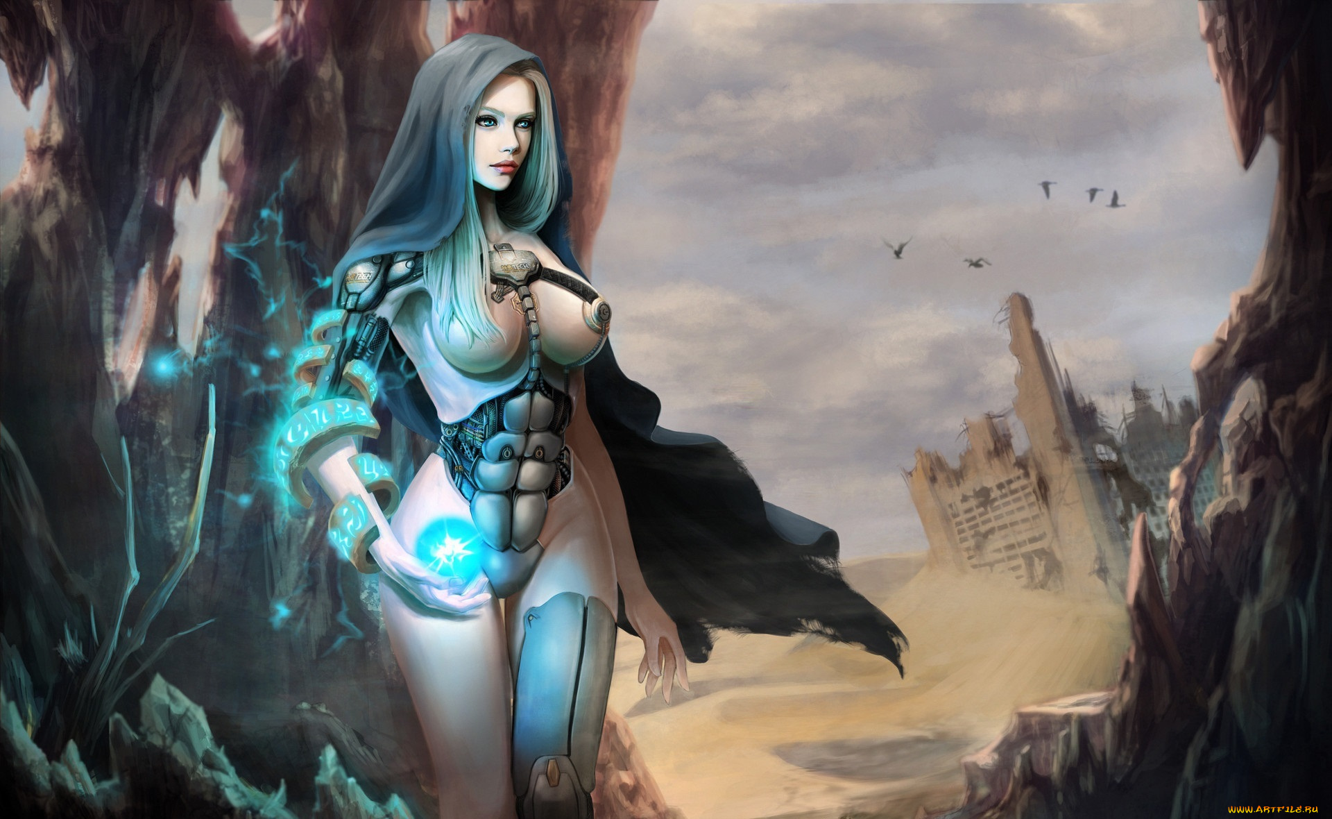 фэнтези, магия, девушка