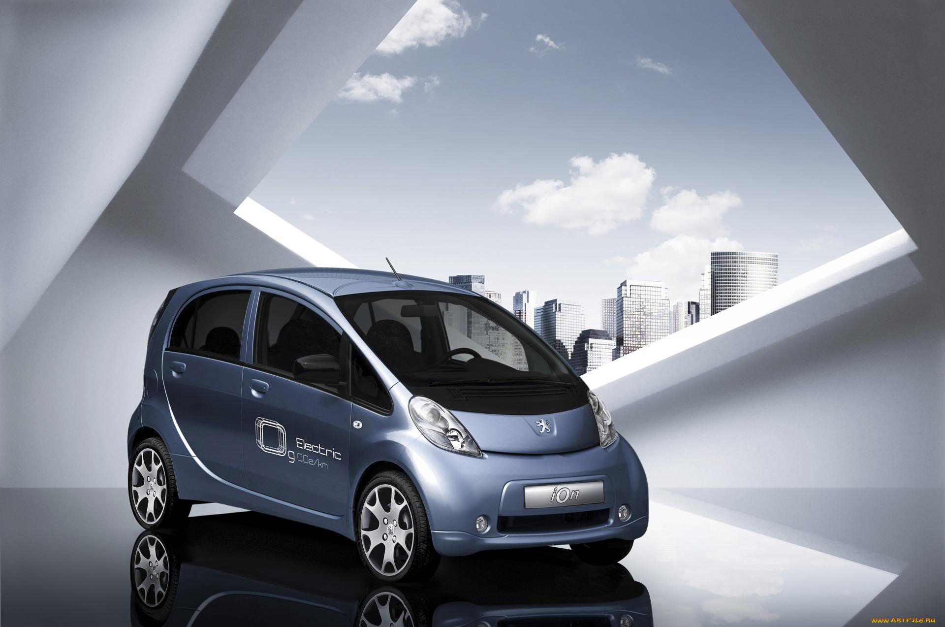 peugeot, ion, concept, electric, 2010, автомобили, peugeot, ion, concept, electric, 2010, car