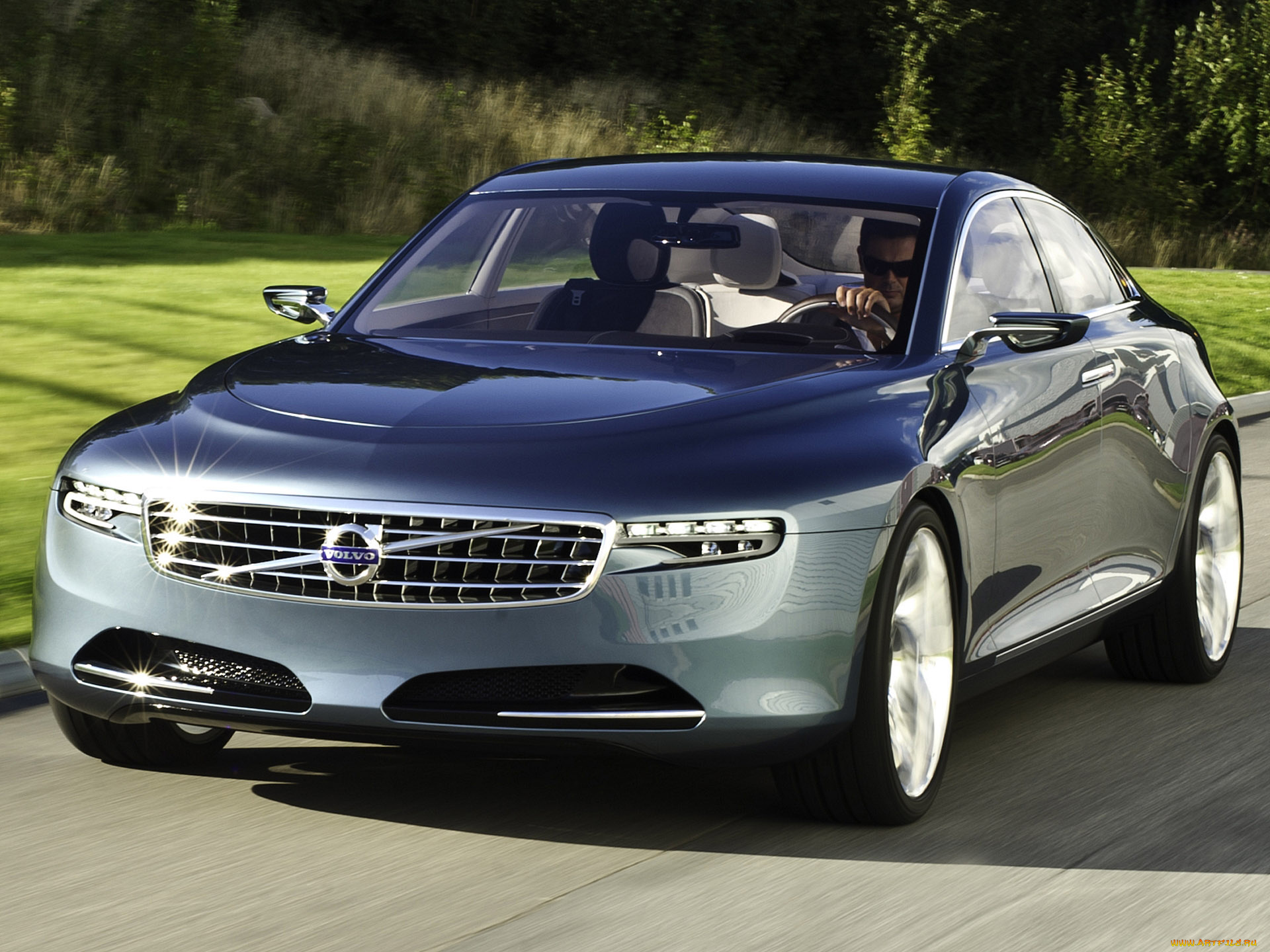 volvo, concept, you, 2011, автомобили, volvo, 2011, you, car, синий, concept