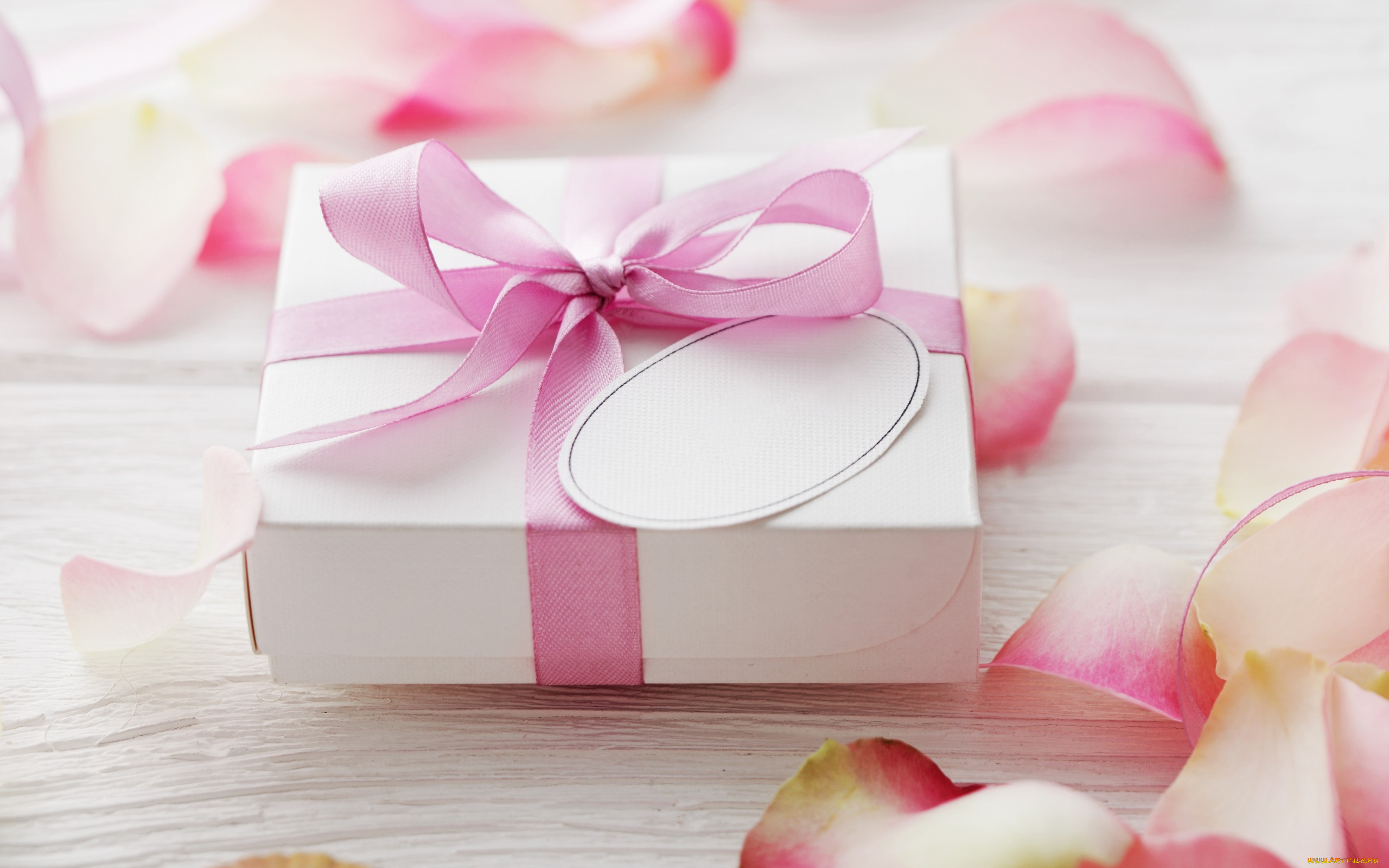 праздничные, подарки, и, коробочки, лепестки, лента