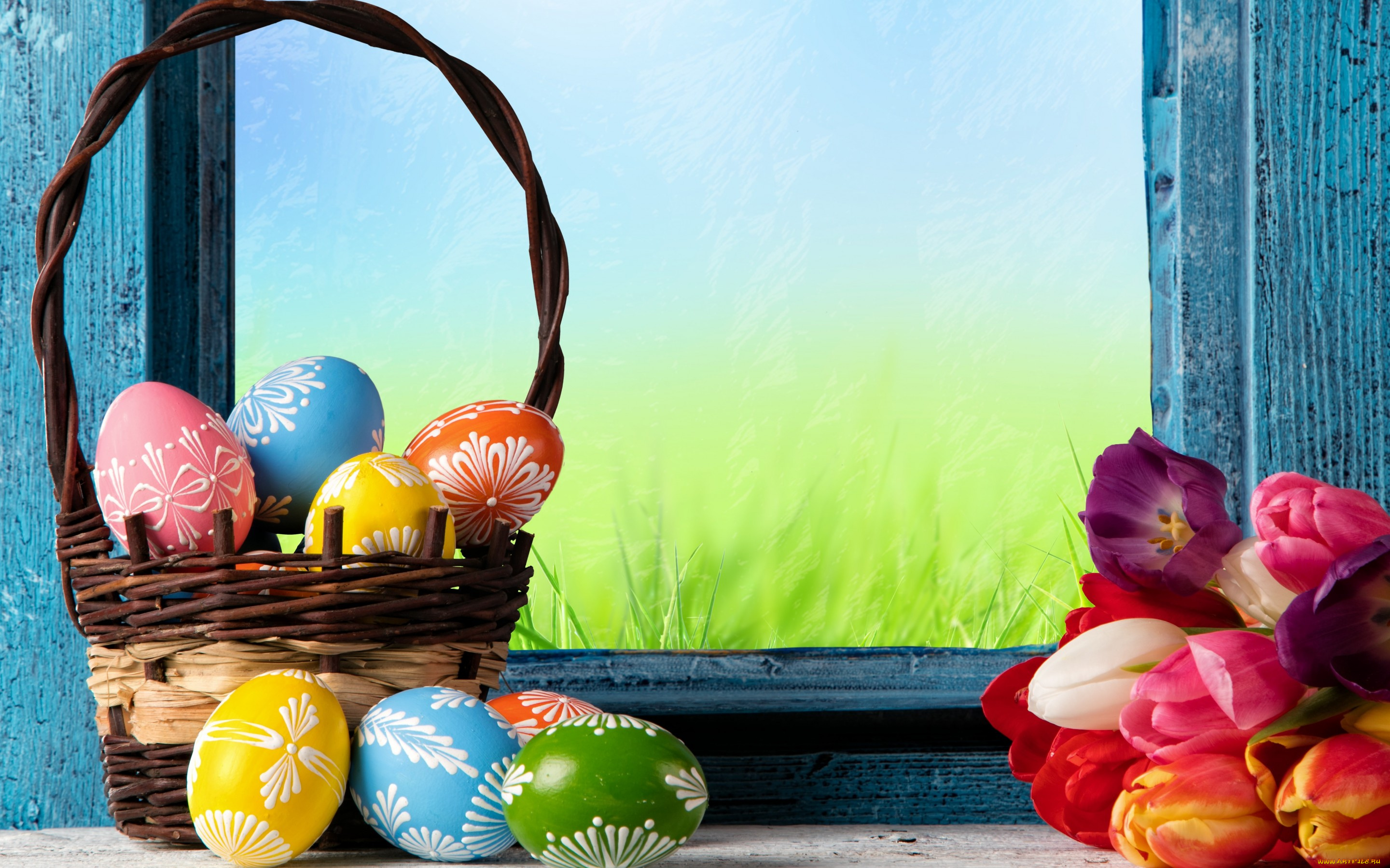 праздничные, пасха, весна, яйца