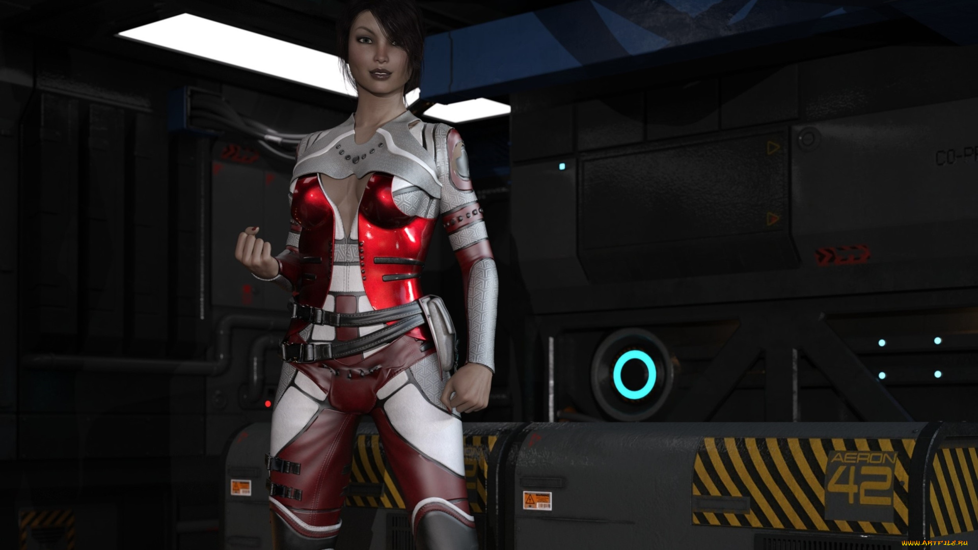 3д, графика, фантазия, , fantasy, девушка, фон, взгляд