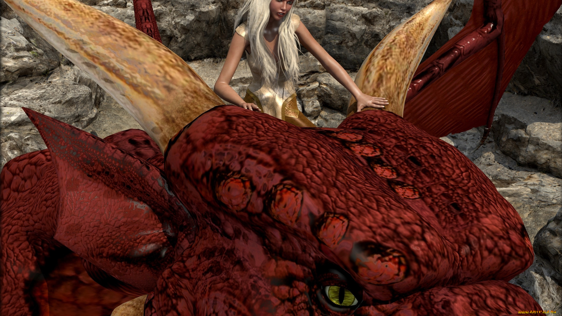 3д, графика, фантазия, , fantasy, фон, взгляд, девушка