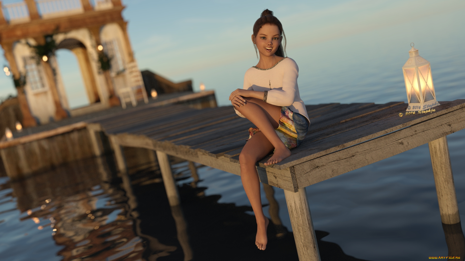 3д, графика, люди, , people, девочка, фон, взгляд