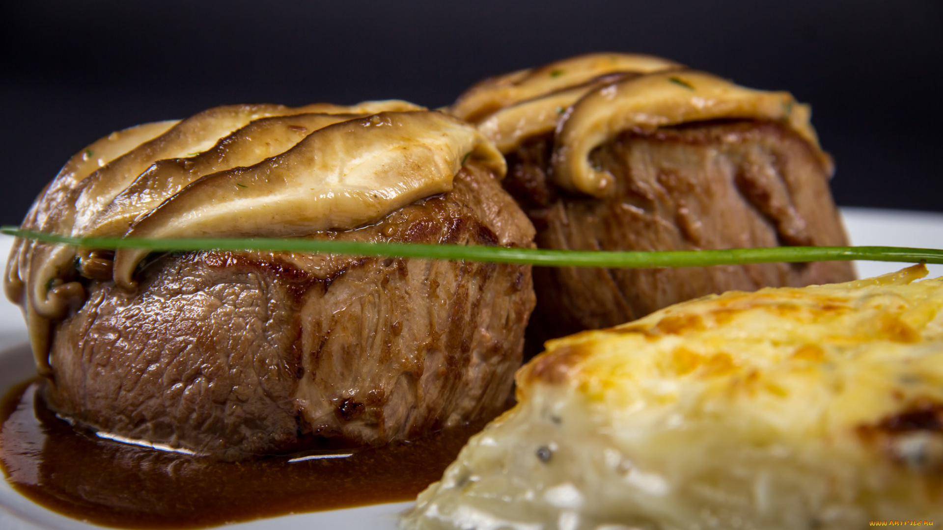 еда, мясные, блюда, гарнир, мясо