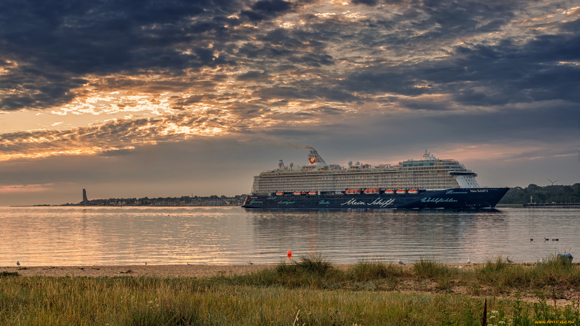 корабли, лайнеры, круиз, лайнер