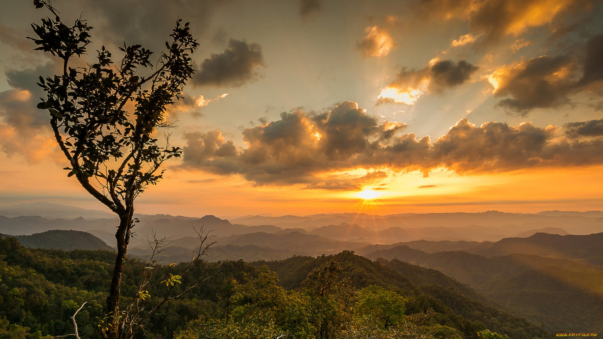 природа, восходы, закаты, рассвет