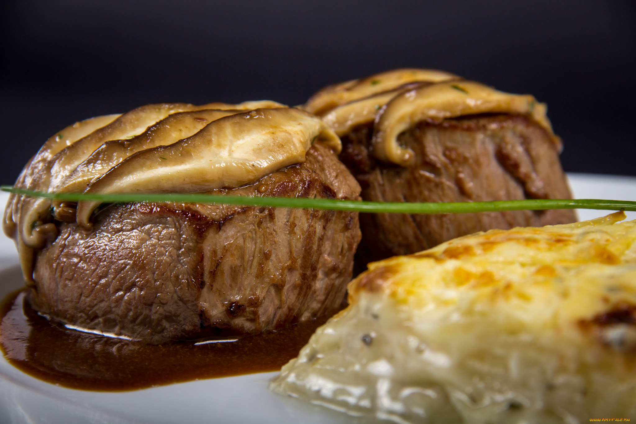 еда, мясные, блюда, гарнир, мясо