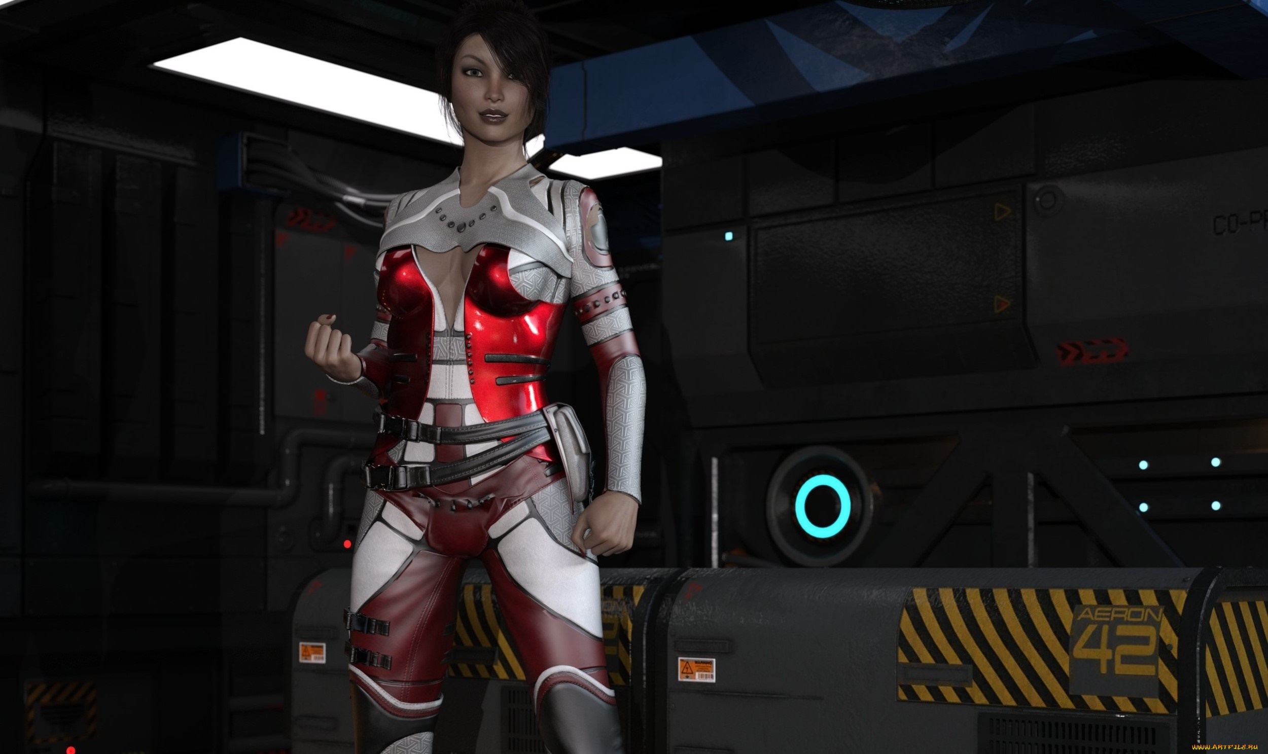 3д, графика, фантазия, , fantasy, девушка, фон, взгляд