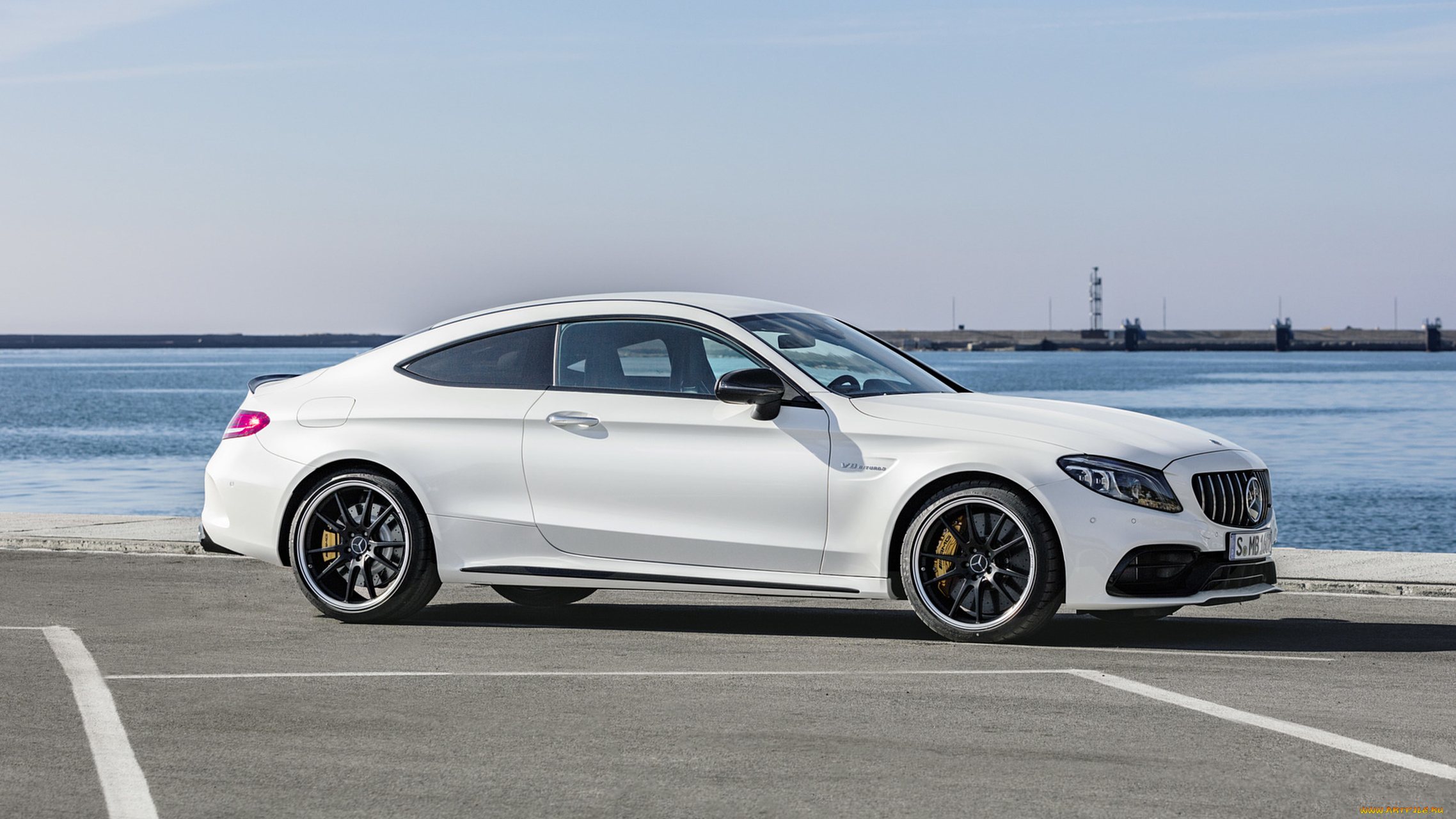 mercedes-benz, amg, c-63, s, coupe, 2019, автомобили, mercedes-benz, белый, 2019, coupe, s, c-63, amg