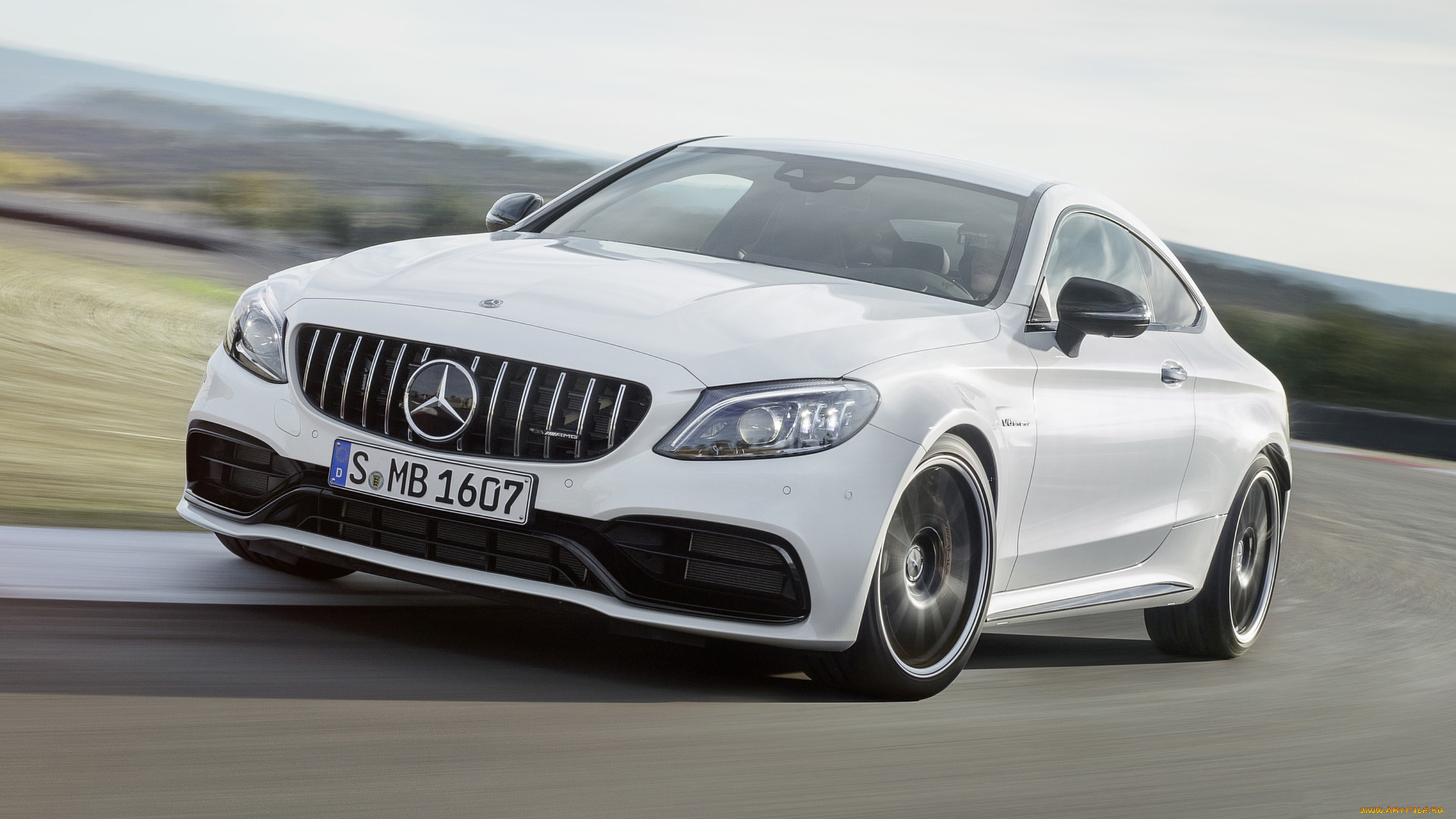 mercedes-benz, amg, c-63, s, coupe, 2019, автомобили, mercedes-benz, белый, 2019, amg, coupe, s, c-63