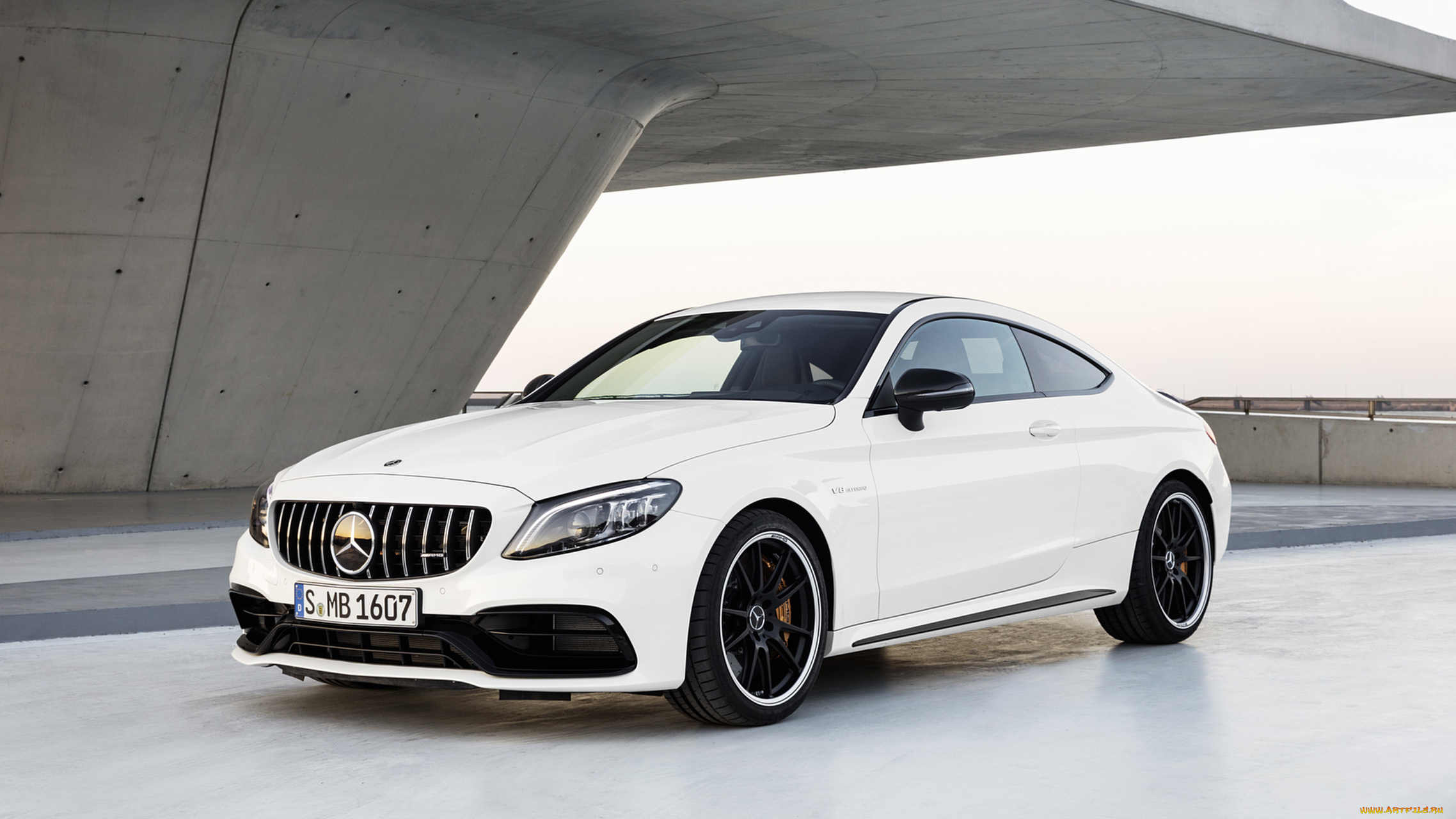mercedes-benz, amg, c-63, s, coupe, 2019, автомобили, mercedes-benz, белый, 2019, coupe, s, amg, c-63