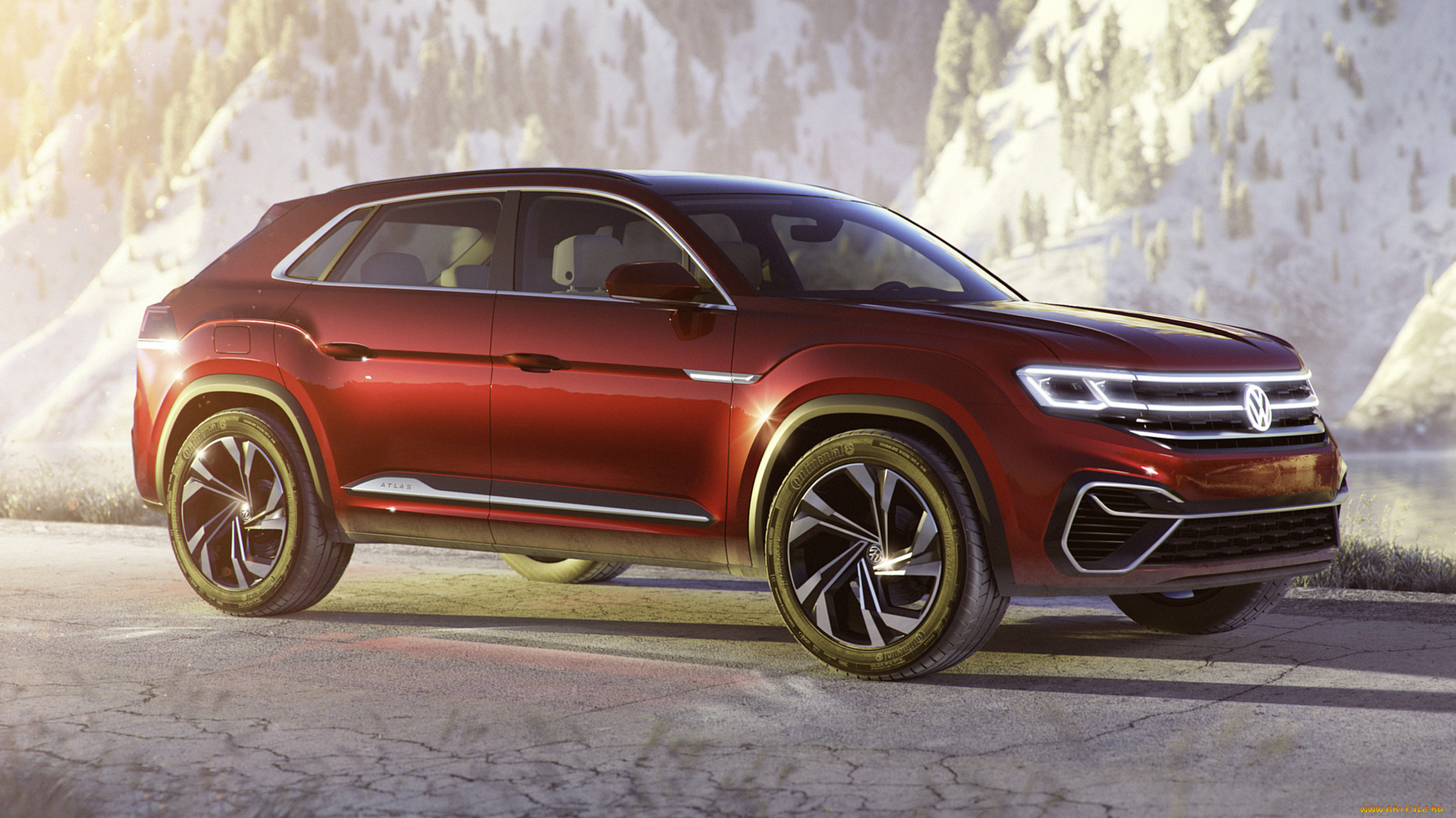 volkswagen, atlas, cross, sport, hybrid, suv, concept, 2018, автомобили, volkswagen, 2018, concept, suv, hybrid, sport, cross, atlas