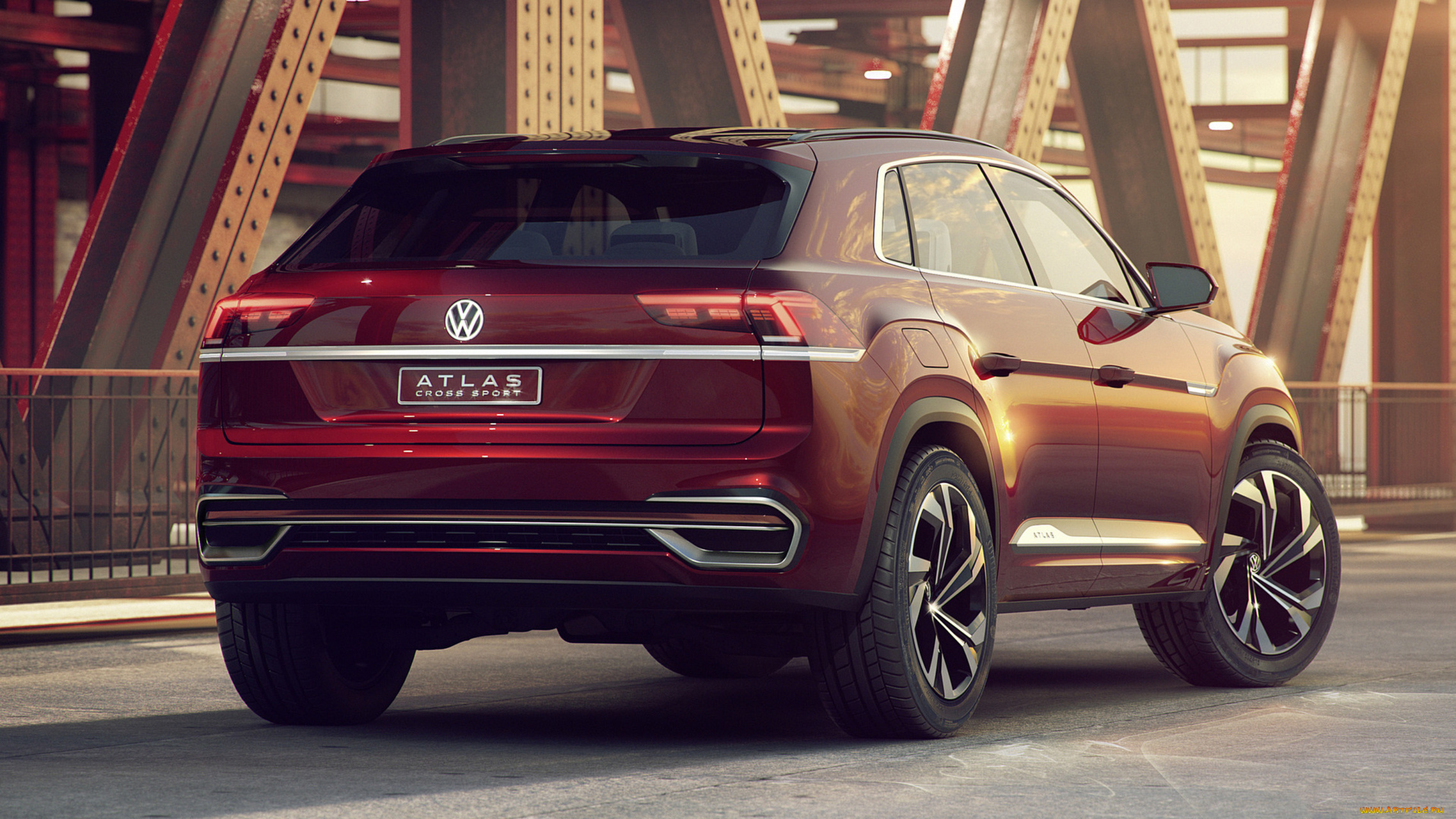 volkswagen, atlas, cross, sport, hybrid, suv, concept, 2018, автомобили, volkswagen, cross, atlas, 2018, concept, suv, sport, hybrid