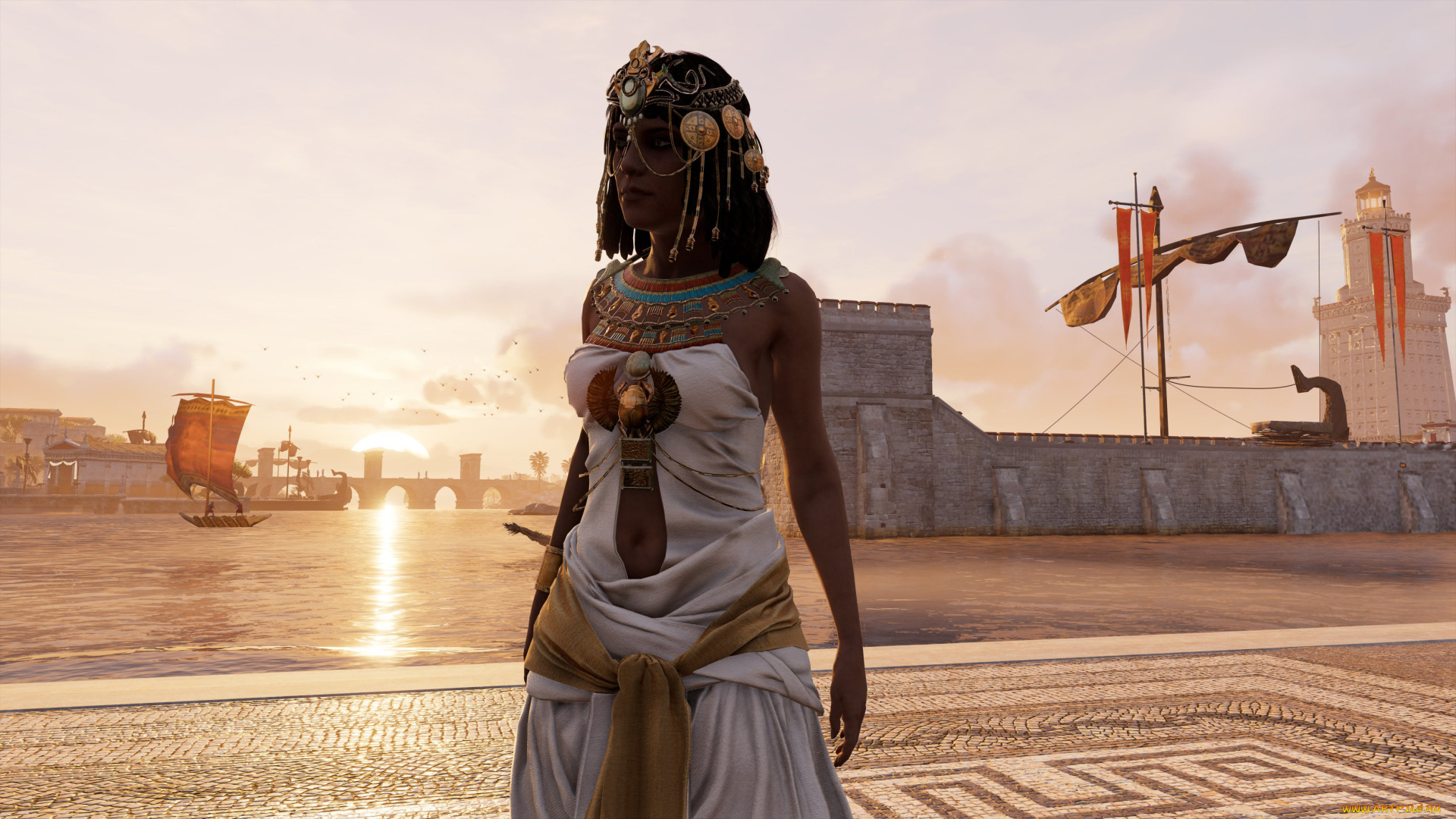 3д, графика, фантазия, , fantasy, девушка, взгляд, фон