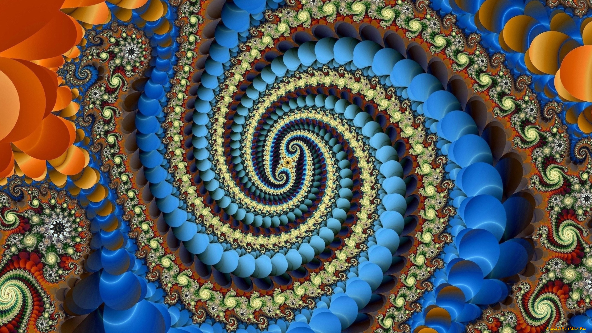 3д, графика, фракталы, , fractal, узор, фон, цвет