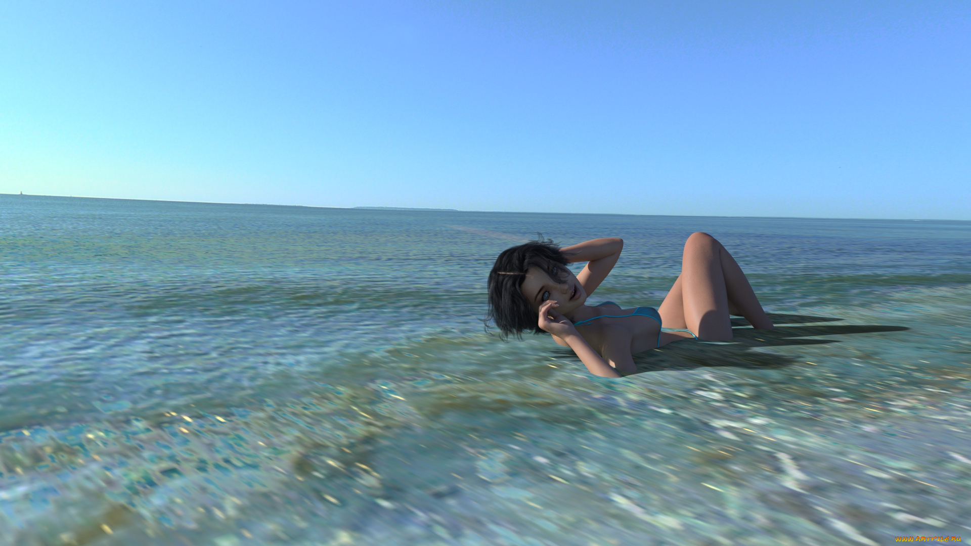 3д, графика, люди, , people, девушка, взгляд, фон