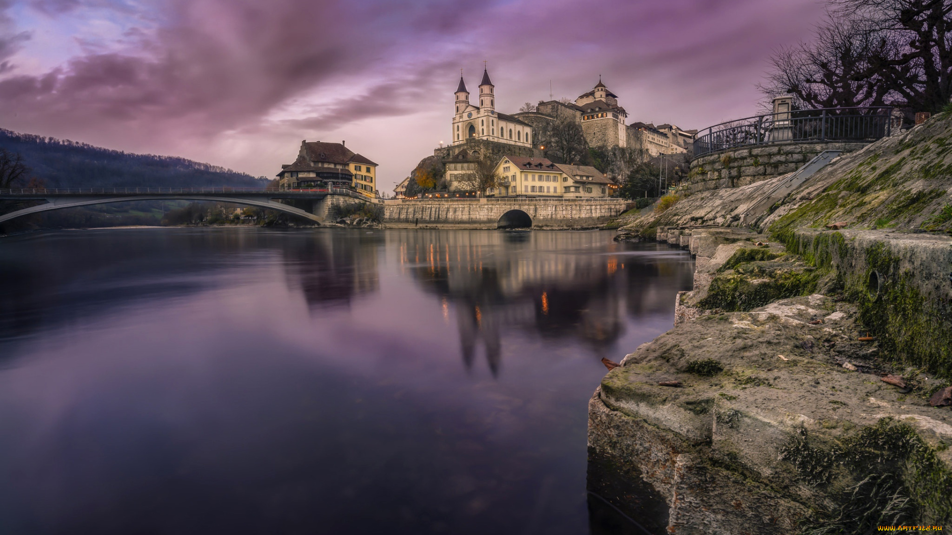 aarburg, castle, города, замки, швейцарии, aarburg, castle