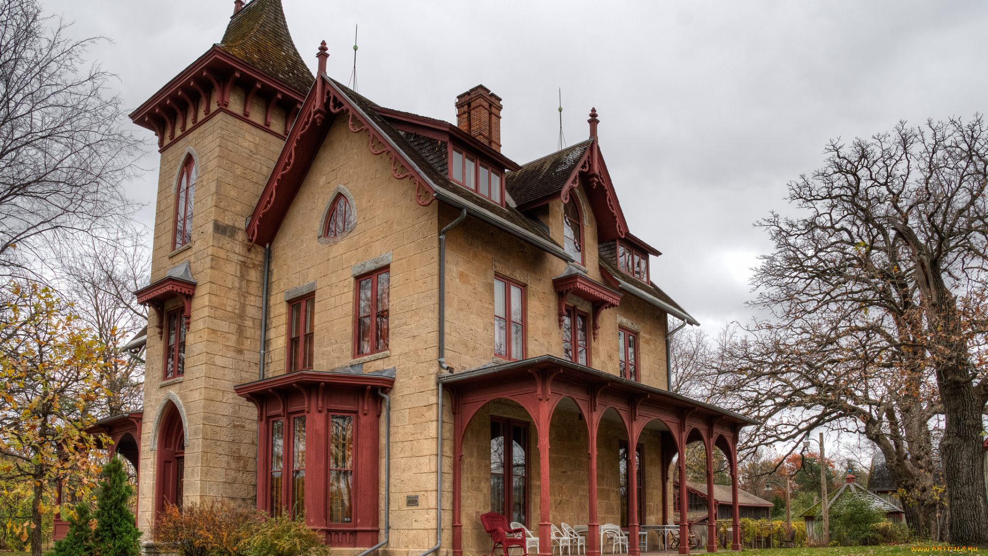 города, -, здания, , дома, простор