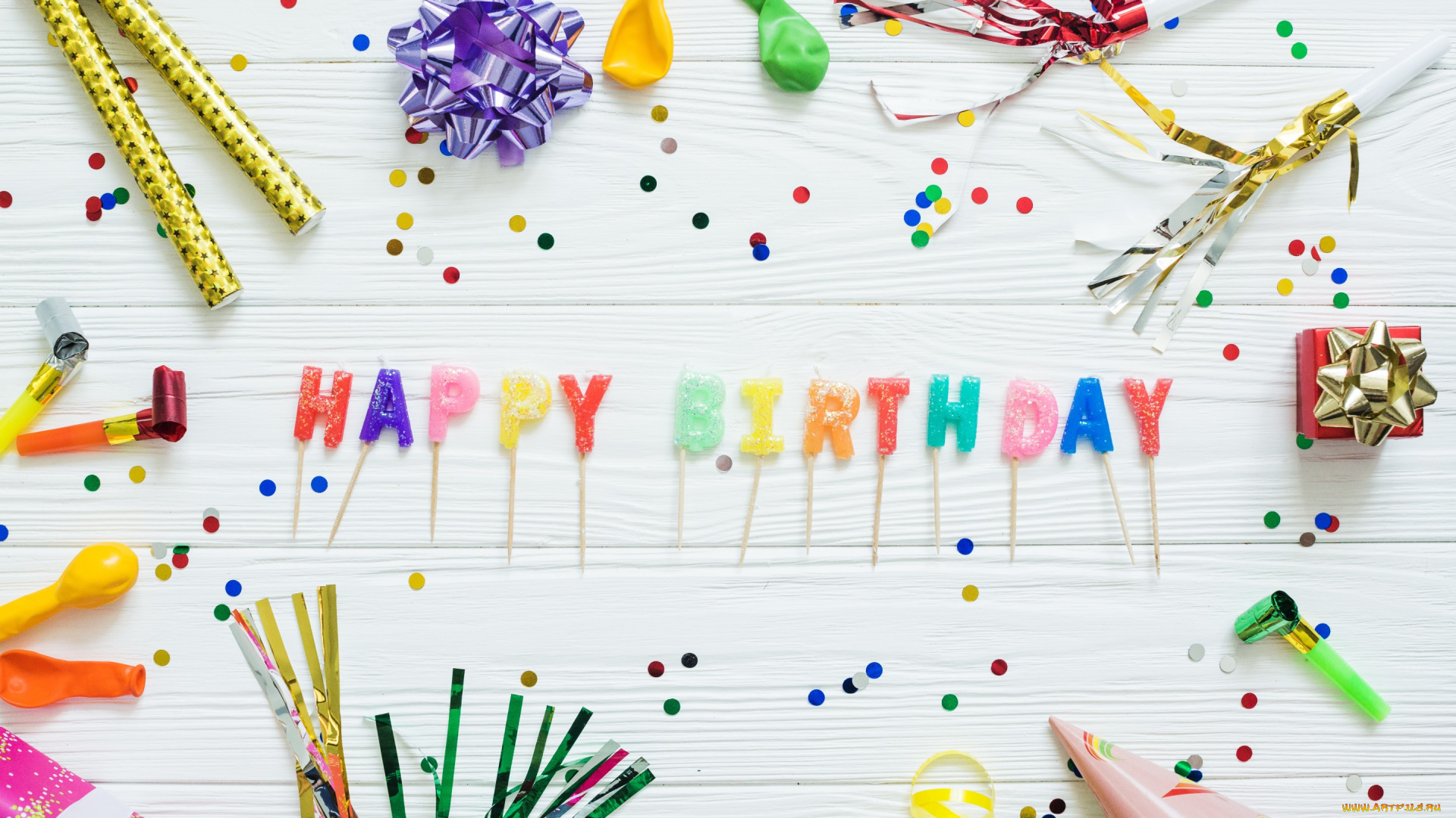 праздничные, день, рождения, надпись