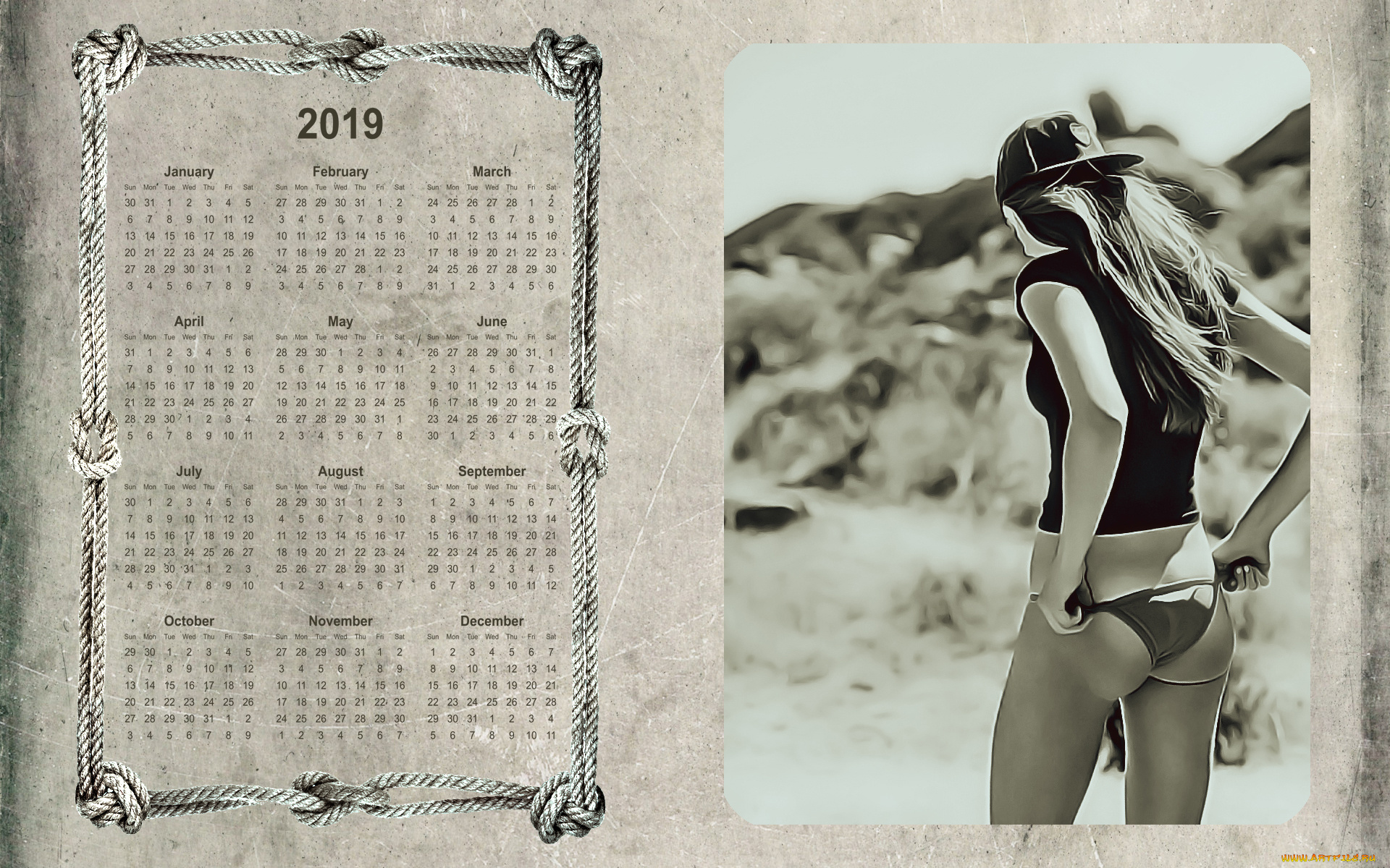 календари, компьютерный, дизайн, девушка, бейсболка