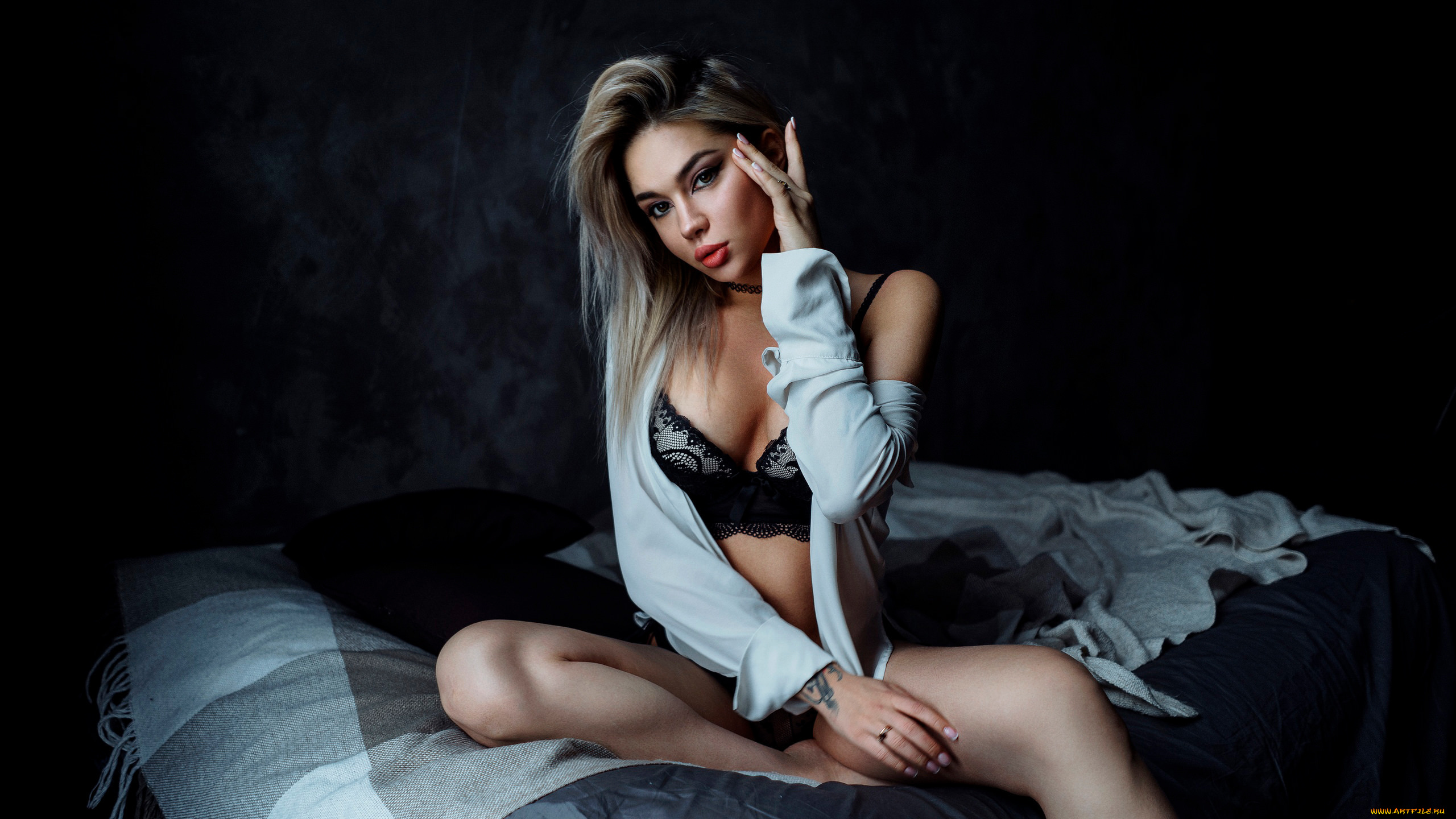 девушки, -unsort, , блондинки, , светловолосые, фон, взгляд, девушка