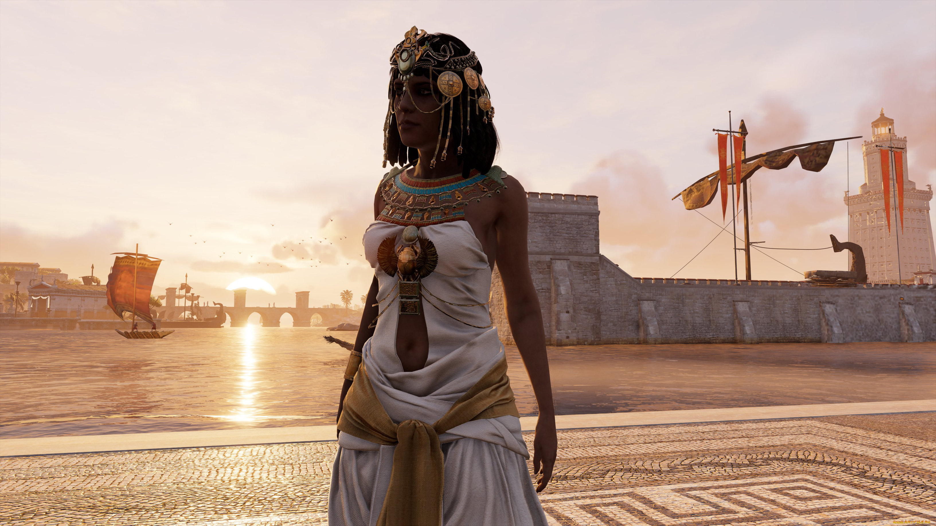 3д, графика, фантазия, , fantasy, девушка, взгляд, фон