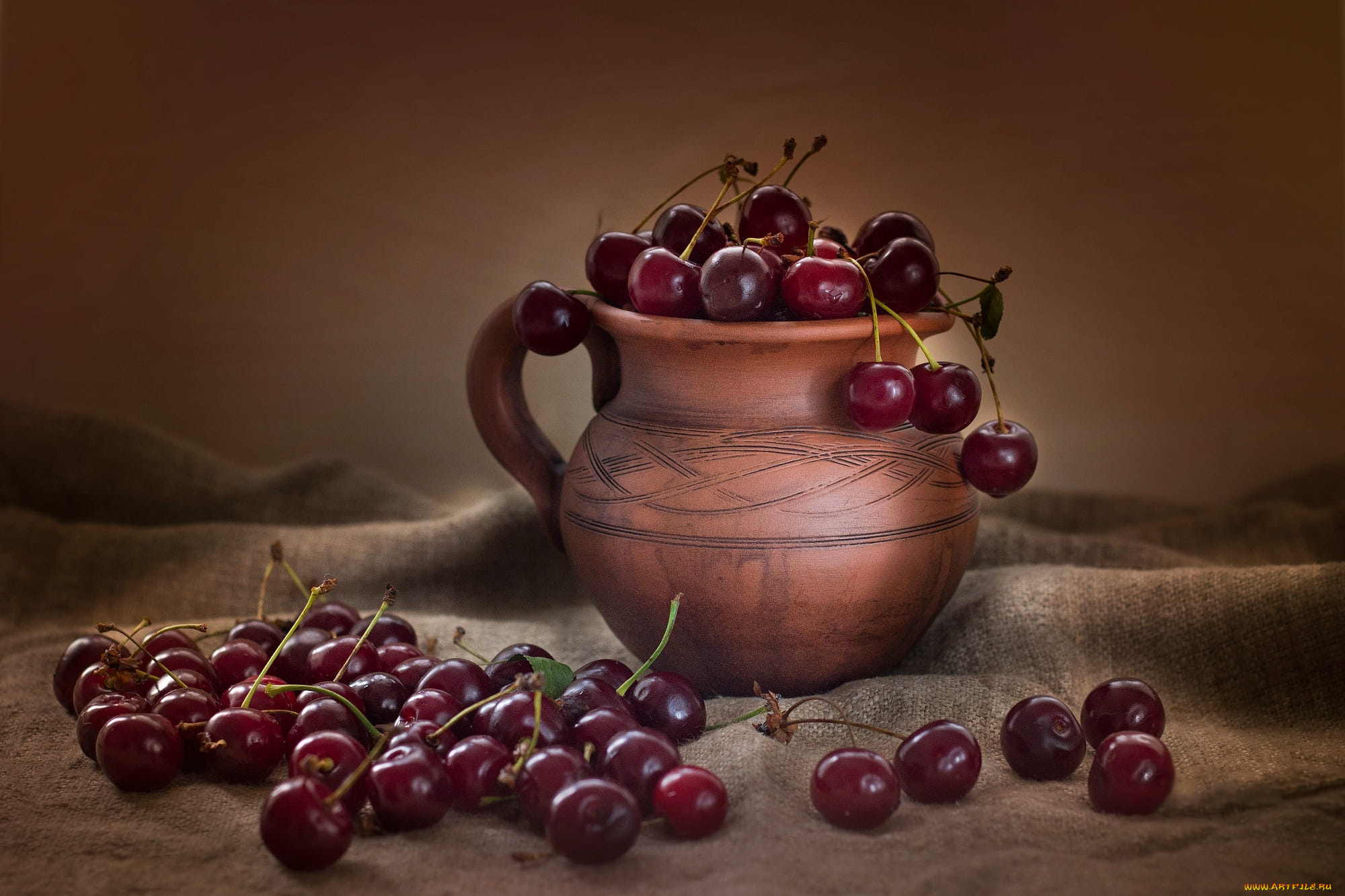 еда, вишня, , черешня