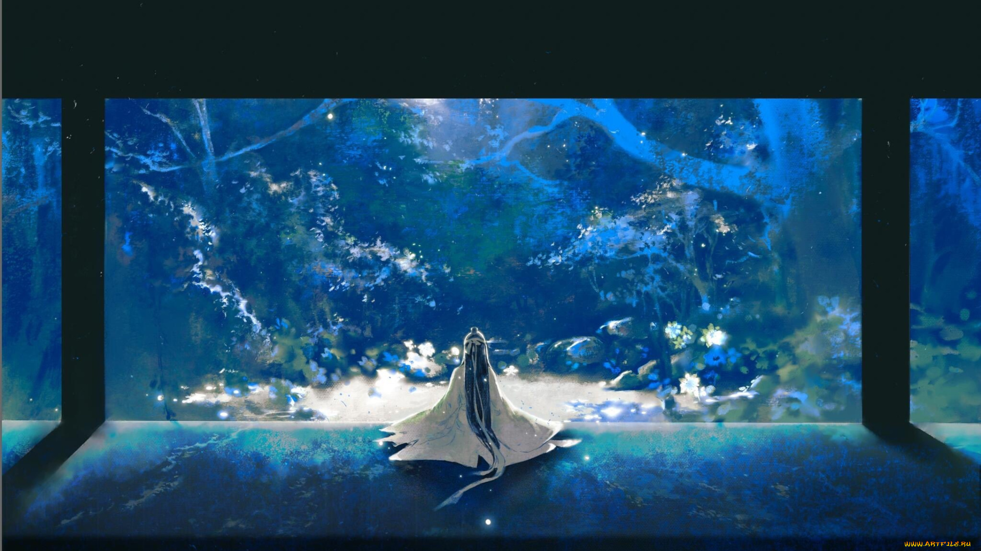 аниме, mo, dao, zu, shi, лань, ванцзи, сад, колонны