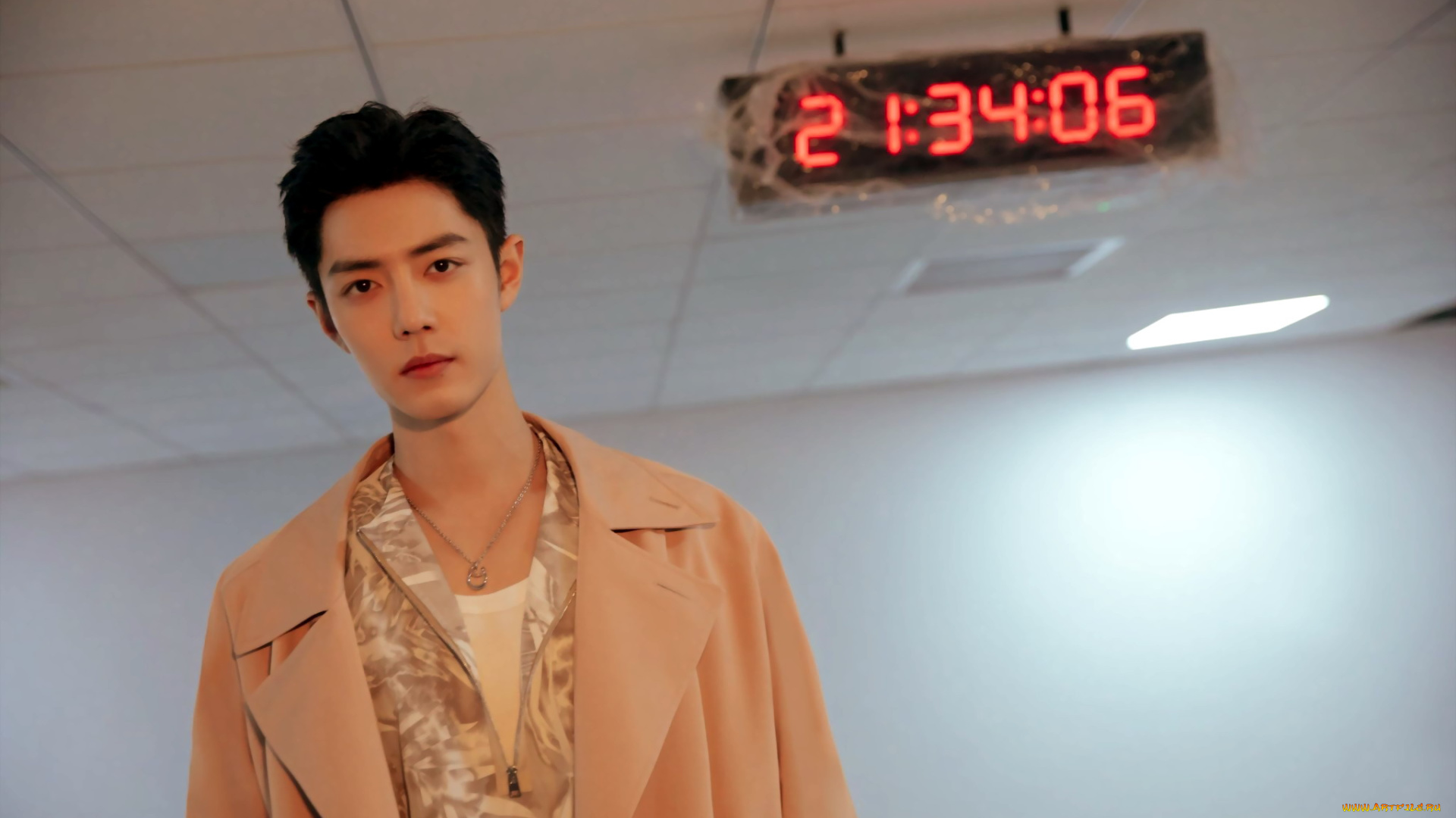 мужчины, xiao, zhan, актер, пальто, цифры