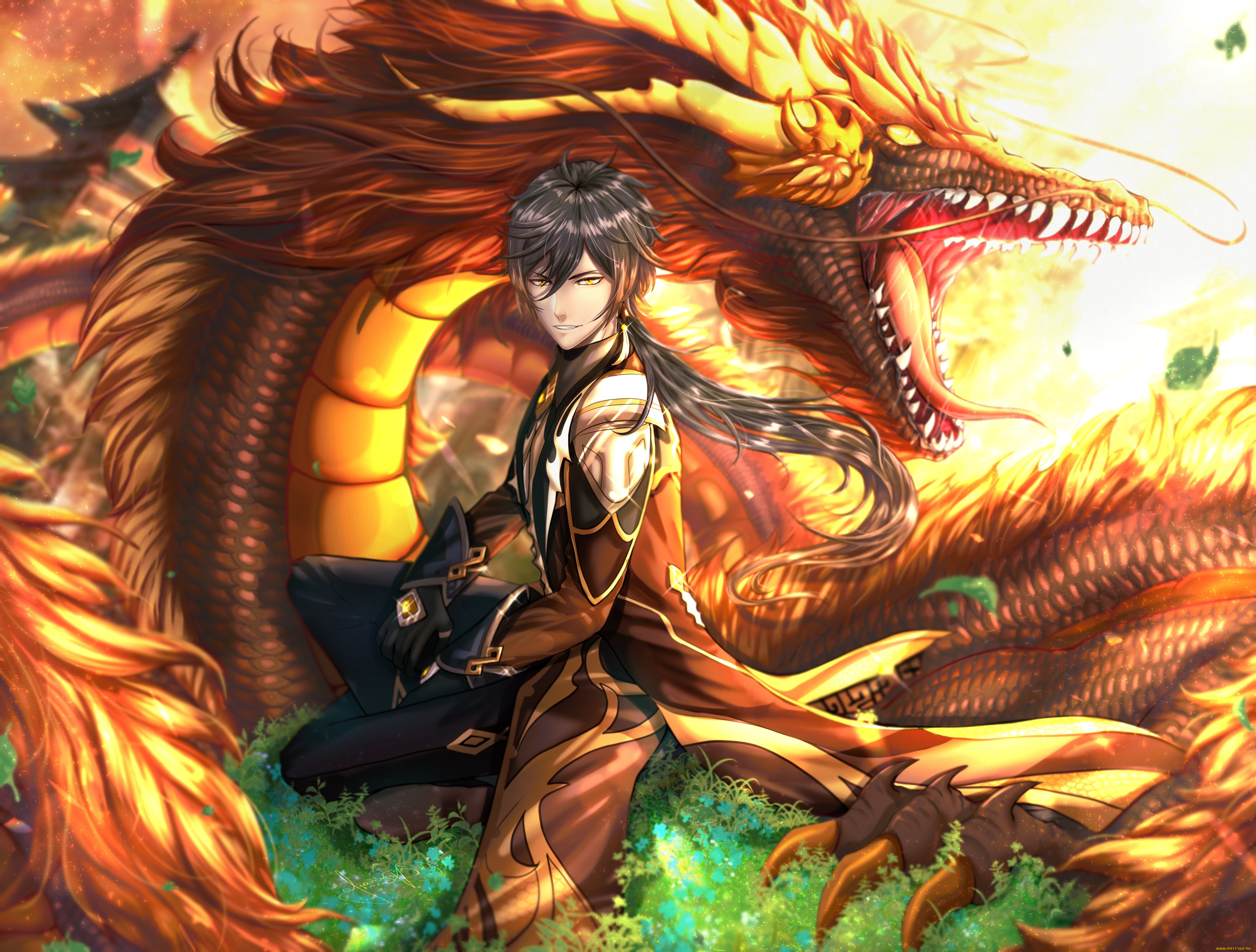 аниме, genshin, impact, genshin, impact