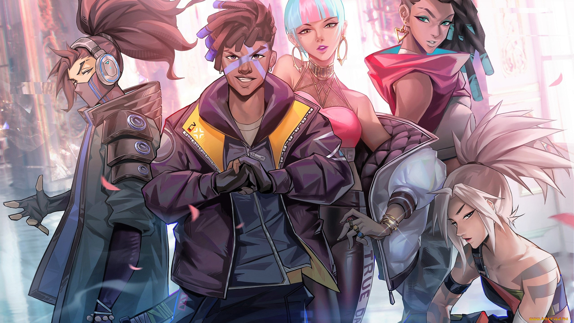 видео, игры, league, of, legends, команда, yasuo, ekko, qiyana, senna, akali