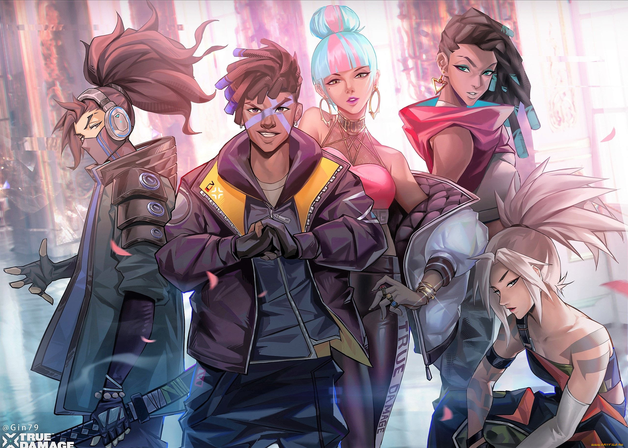 видео, игры, league, of, legends, команда, yasuo, ekko, qiyana, senna, akali