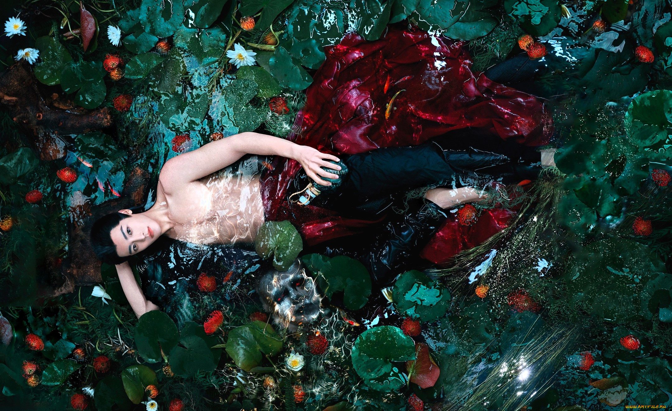 кино, фильмы, back, from, the, brink, чжао, юань, чжоу, бутылка, озеро, цветы