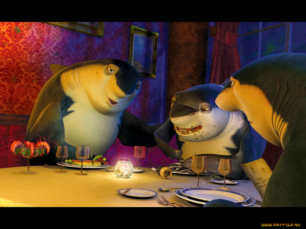 мультфильмы, shark, tale