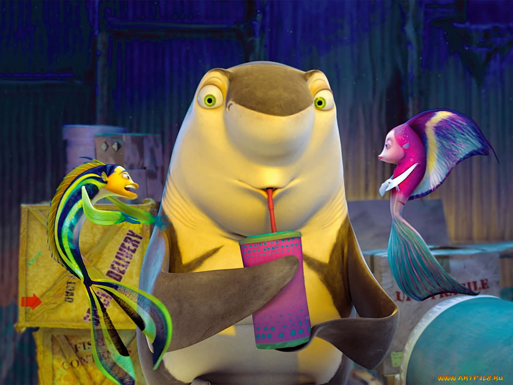 мультфильмы, shark, tale
