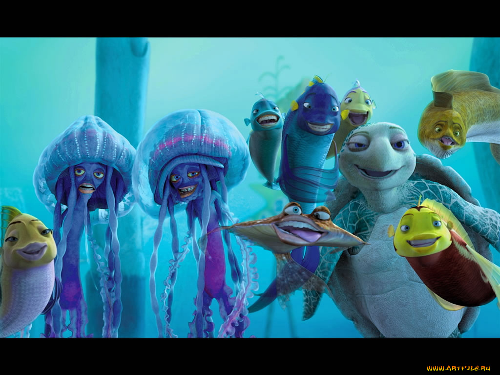 мультфильмы, shark, tale