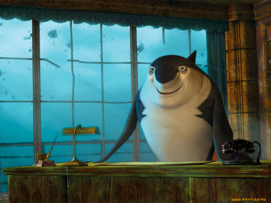 мультфильмы, shark, tale