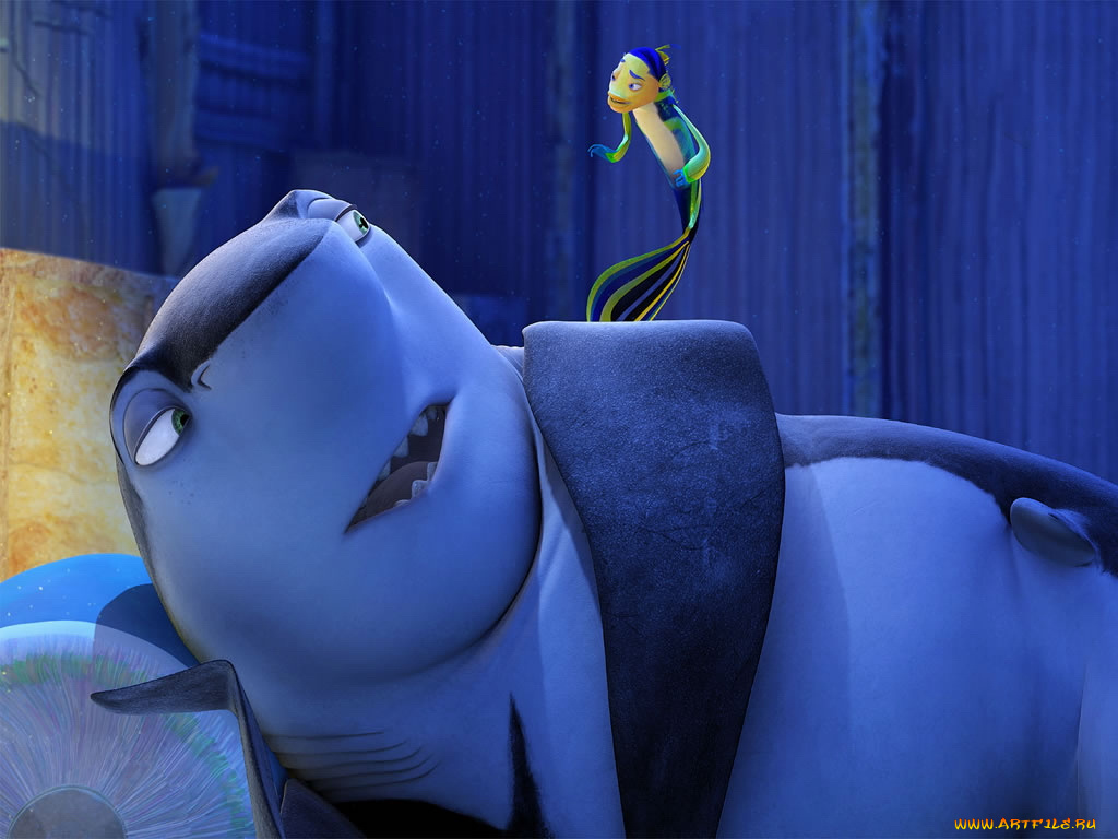 мультфильмы, shark, tale