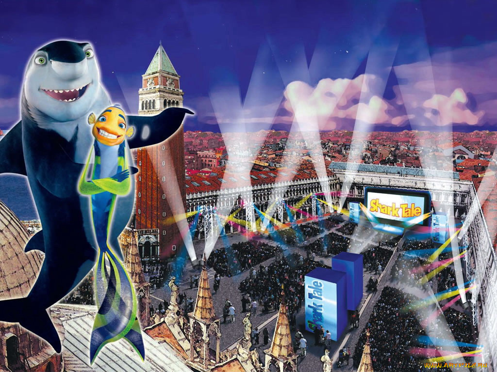 мультфильмы, shark, tale