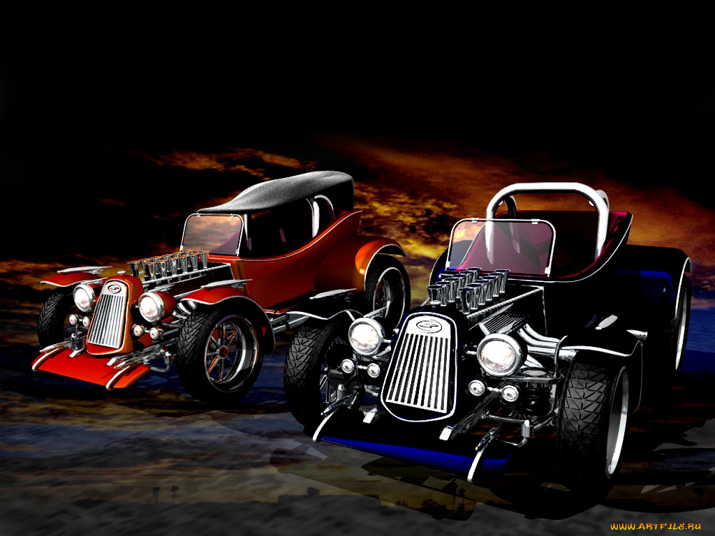 автомобили, 3д