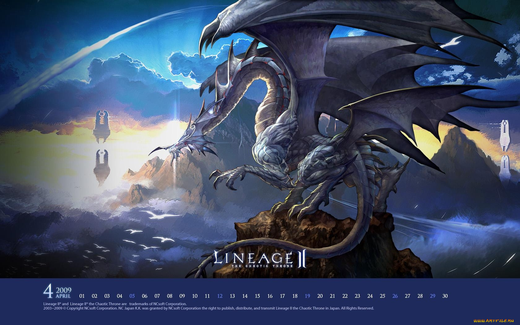 календари, видеоигры