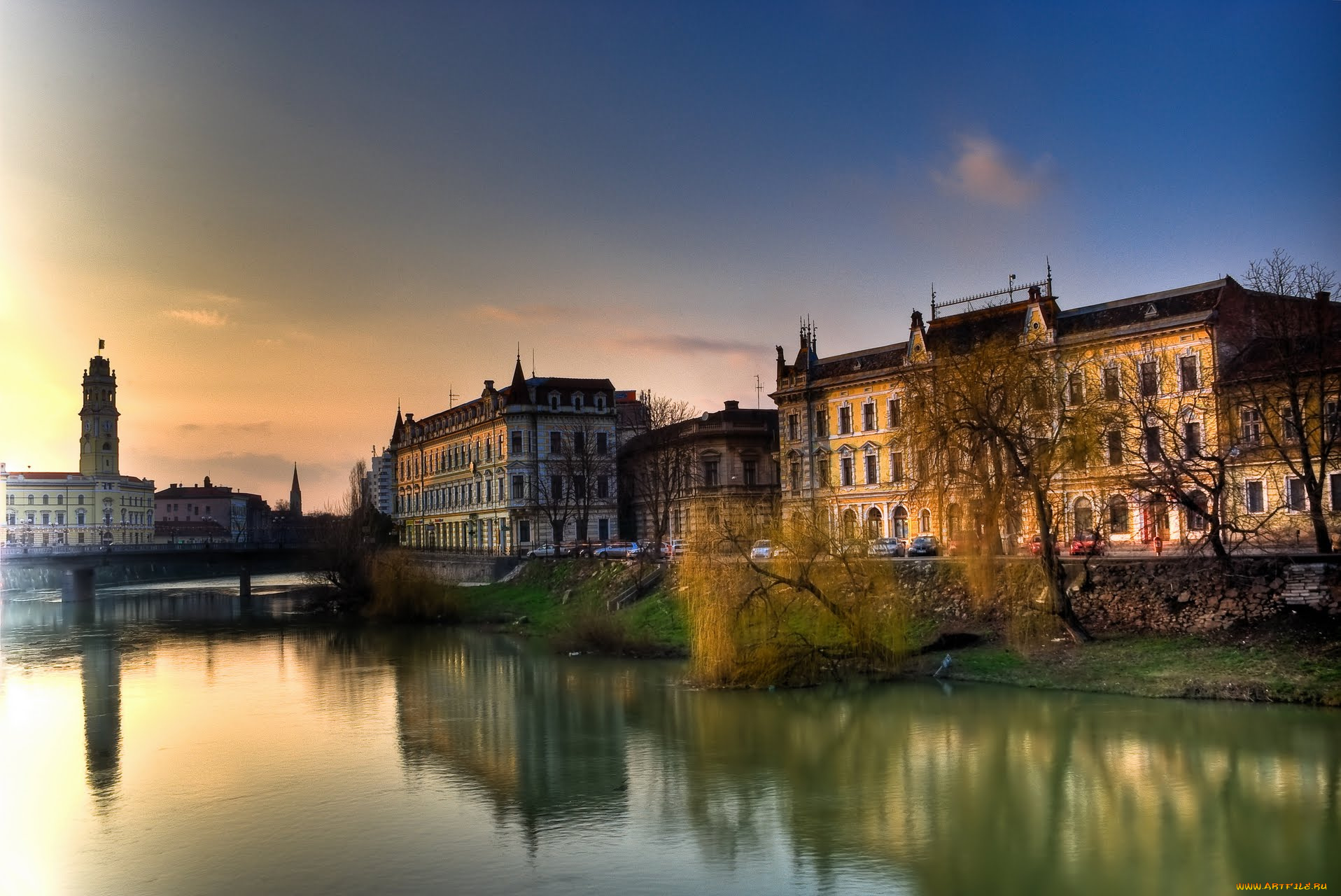 города, здания, дома, румыния, oradea