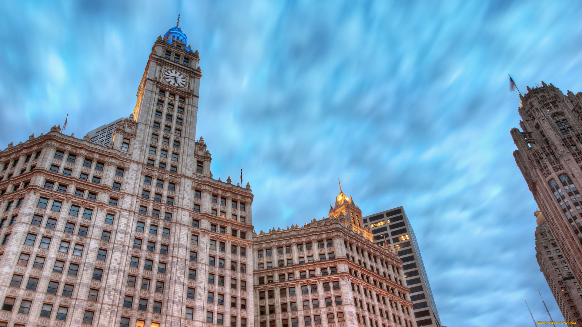 chicago, города, Чикаго, сша, здание