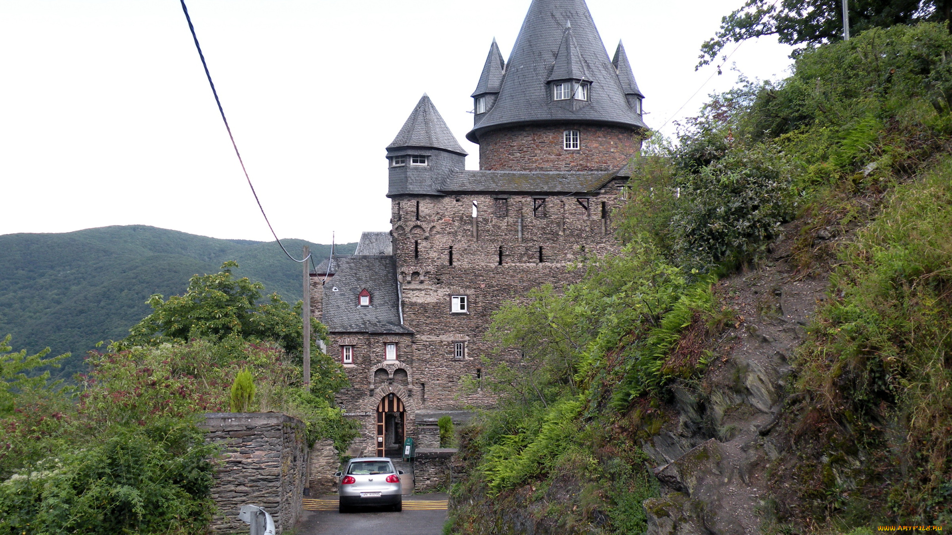города, дворцы, замки, крепости, germany, stahleck, castle