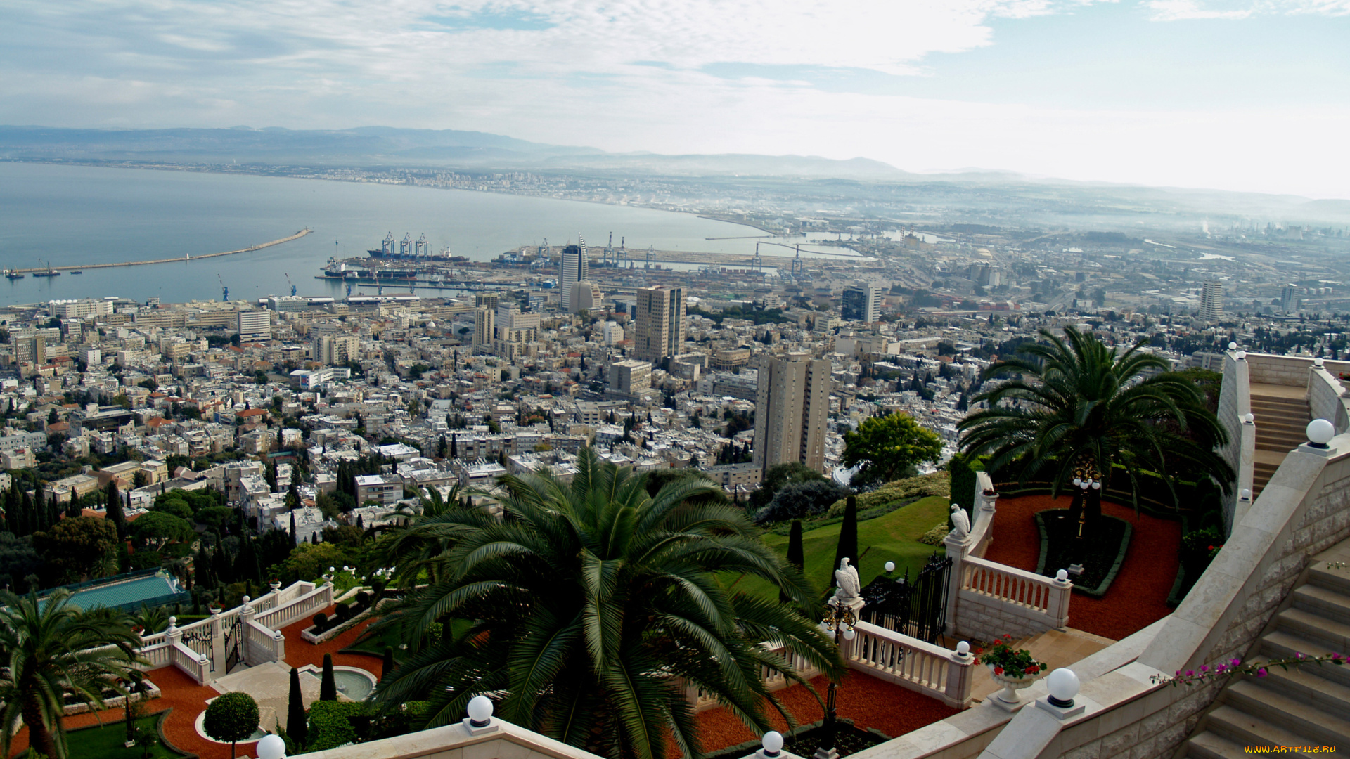 хайфа, израиль, города, панорамы