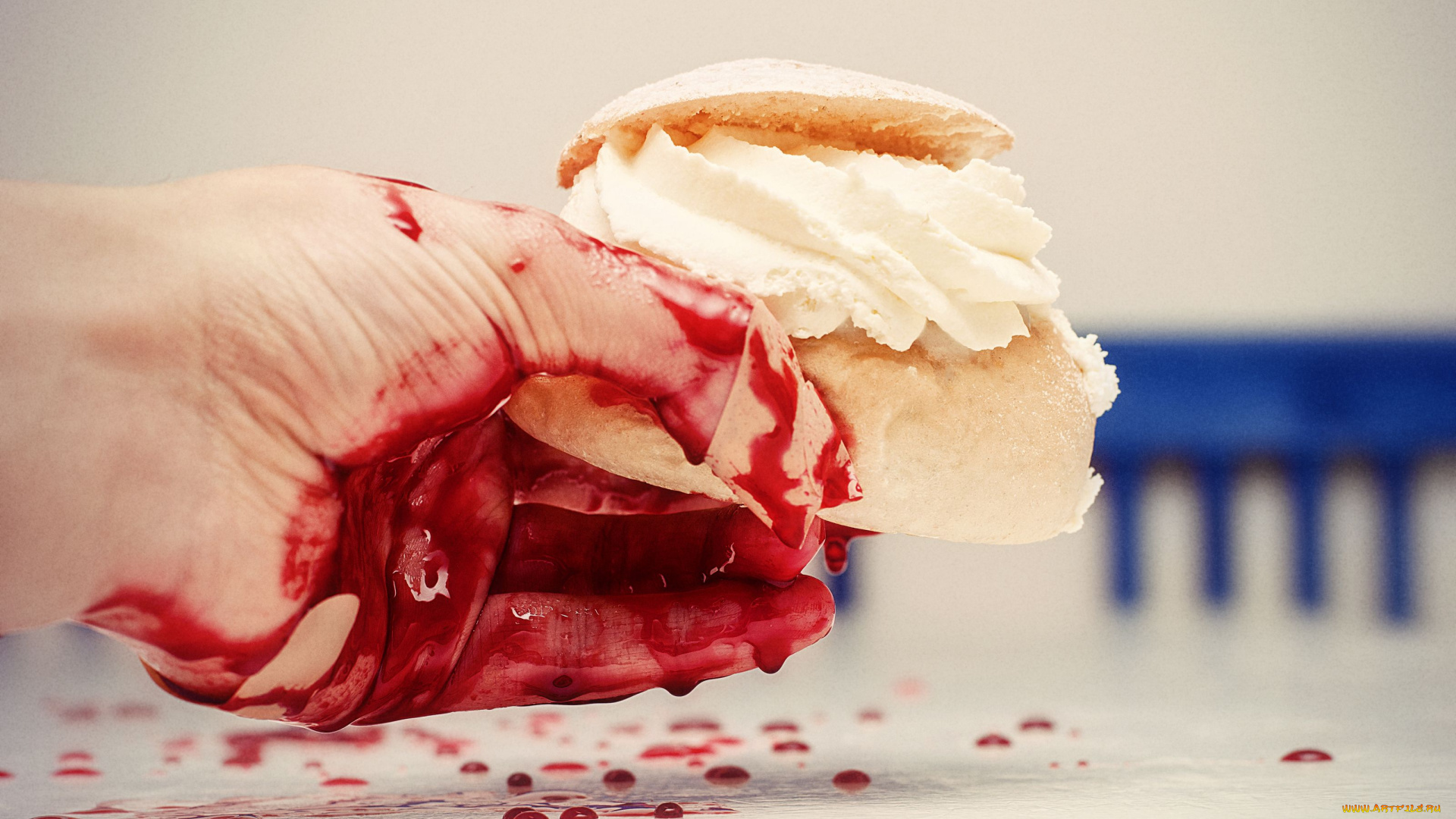 приятного, аппетита, разное, руки, кровь, рука, крем, пирожное