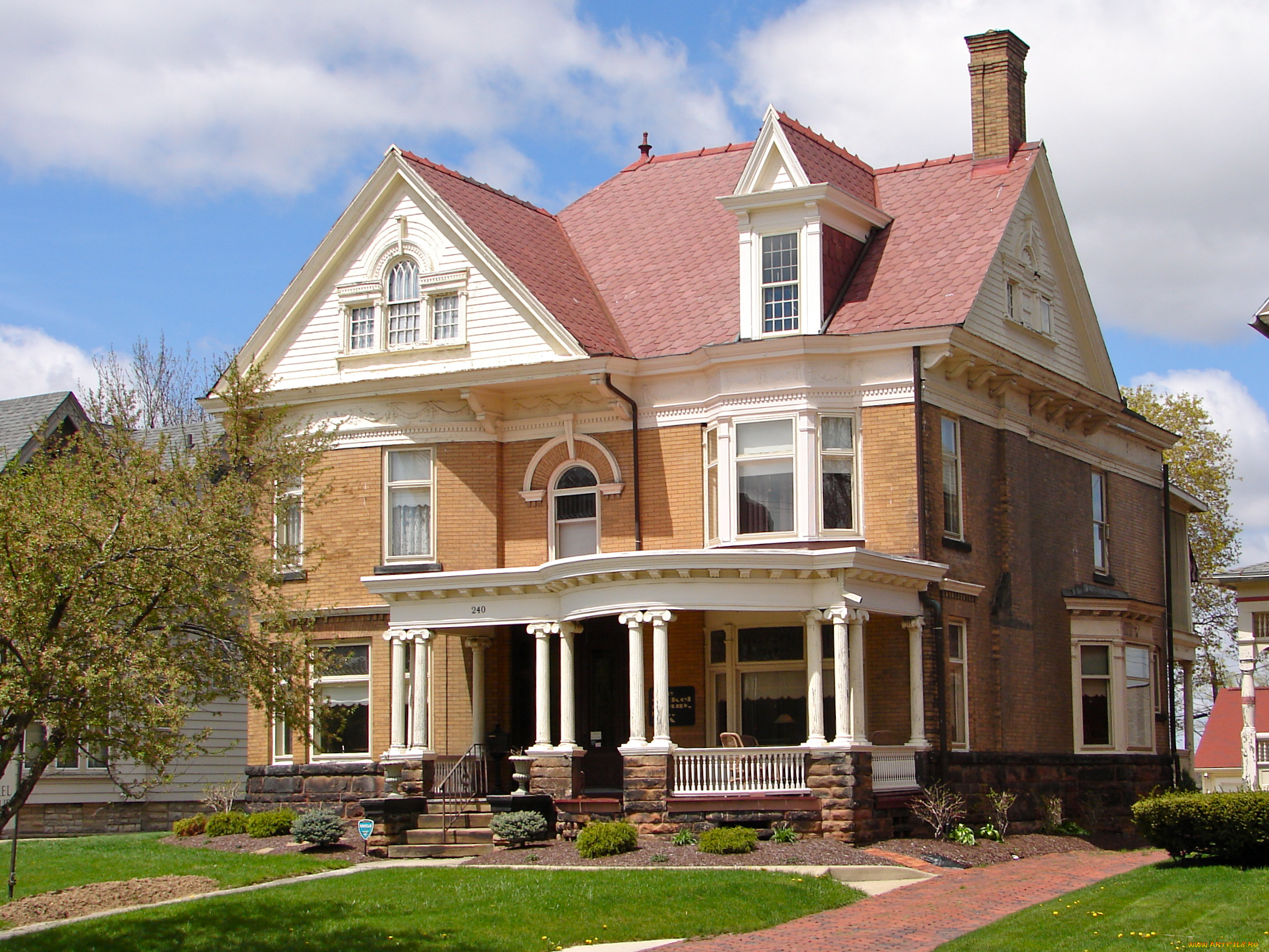 города, здания, дома, mansfield, usa