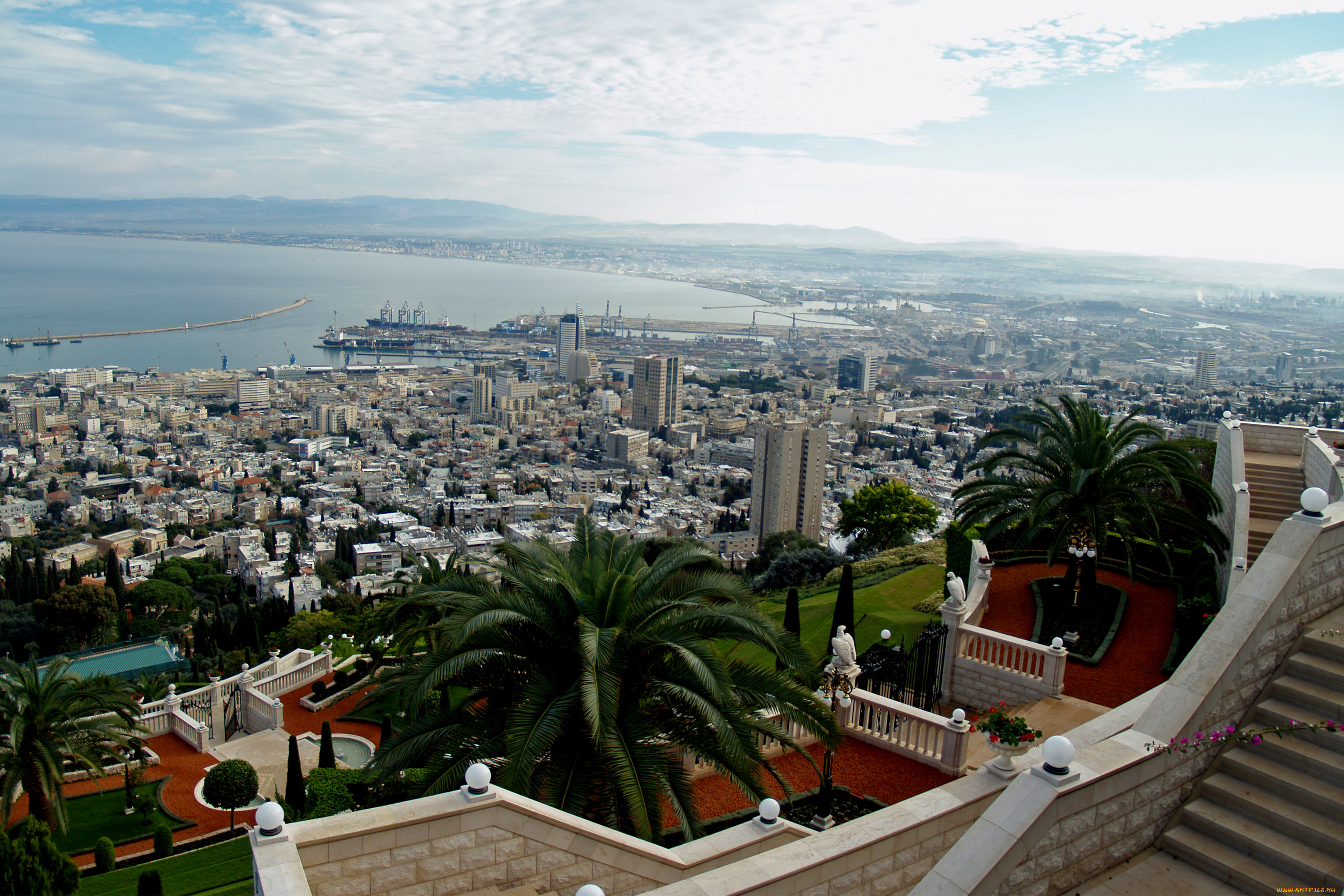 хайфа, израиль, города, панорамы