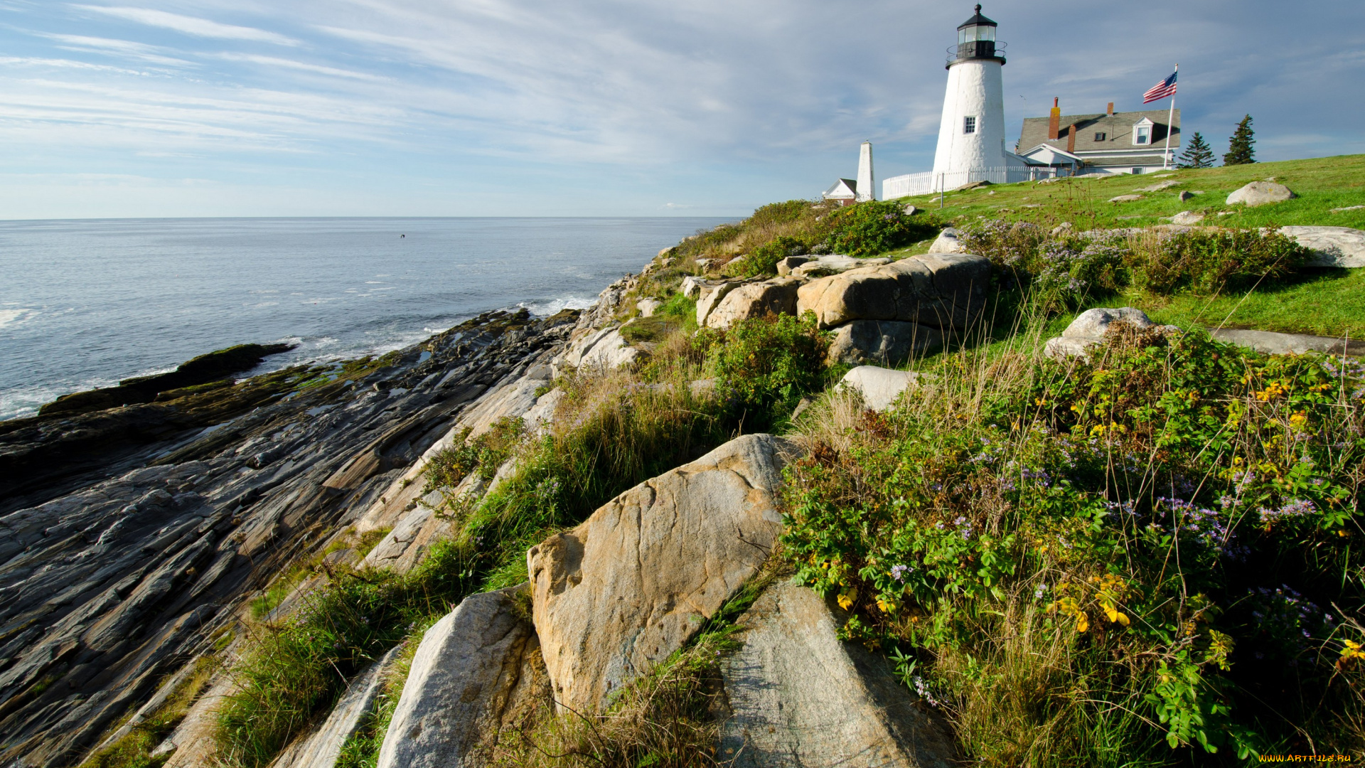 природа, маяки, америка, океан, побережье